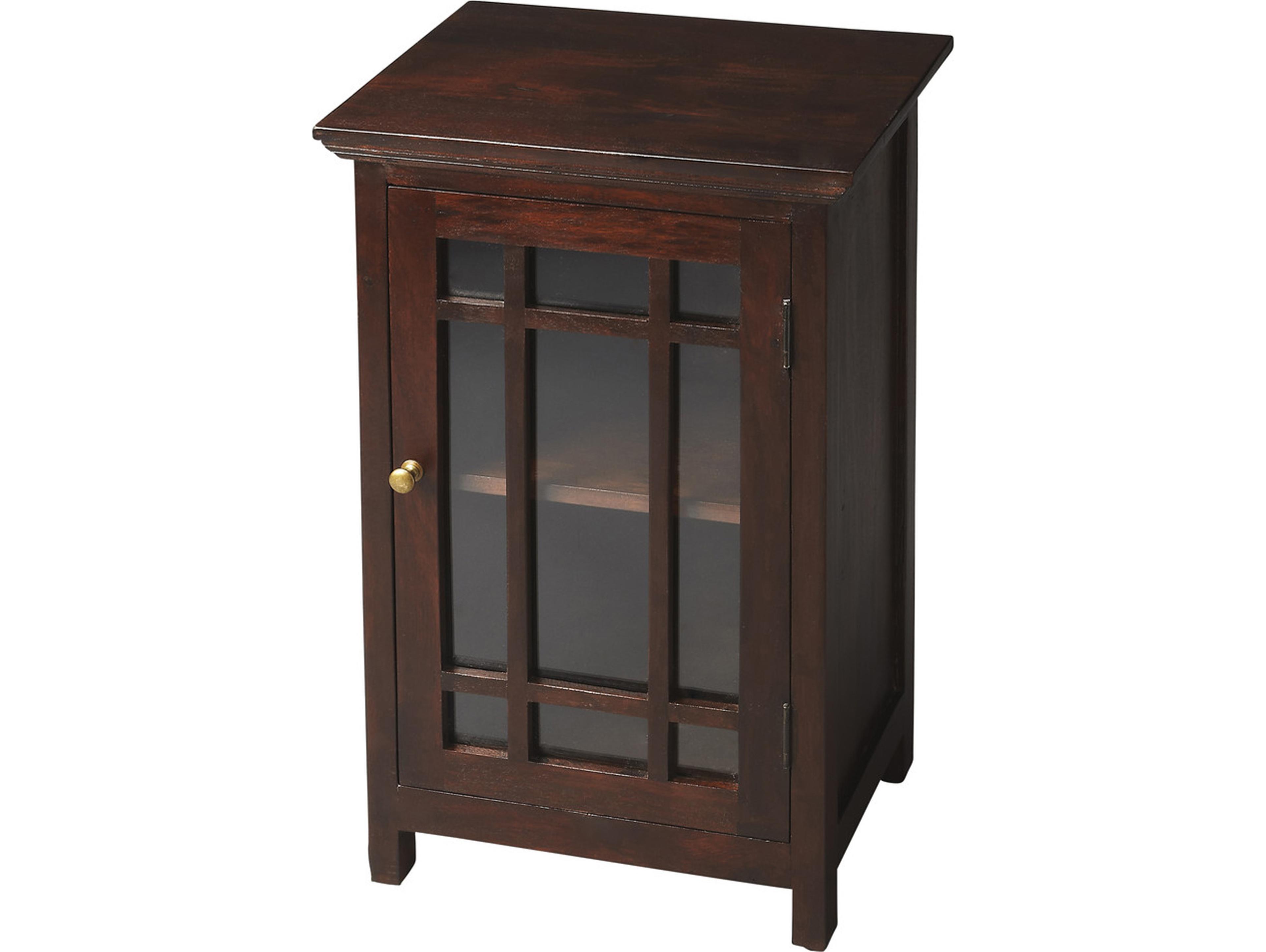 Butler Baxter Brown Mango Wood Accent Cabinet