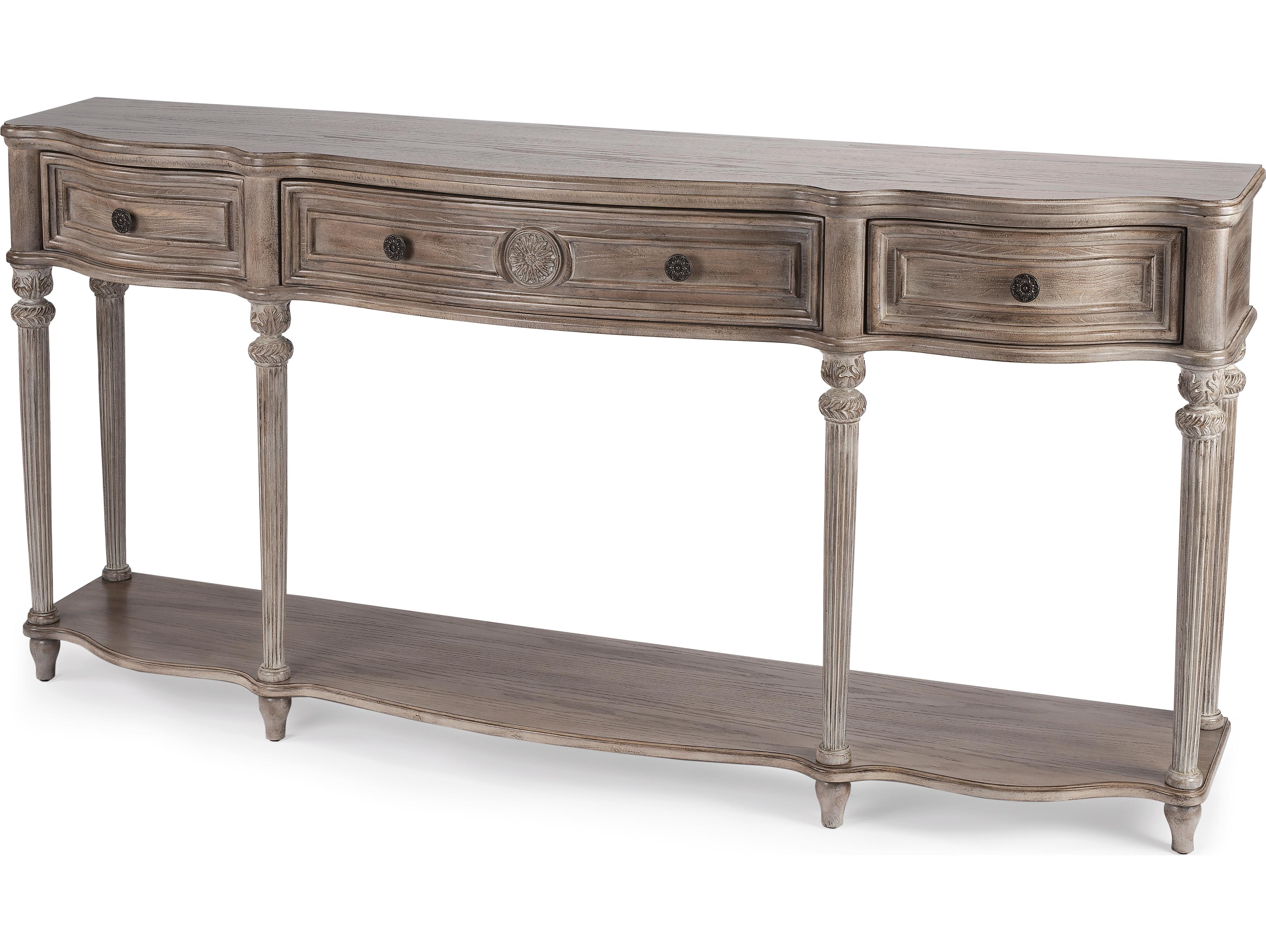 Butler Peyton Rectangular Driftwood Console Table