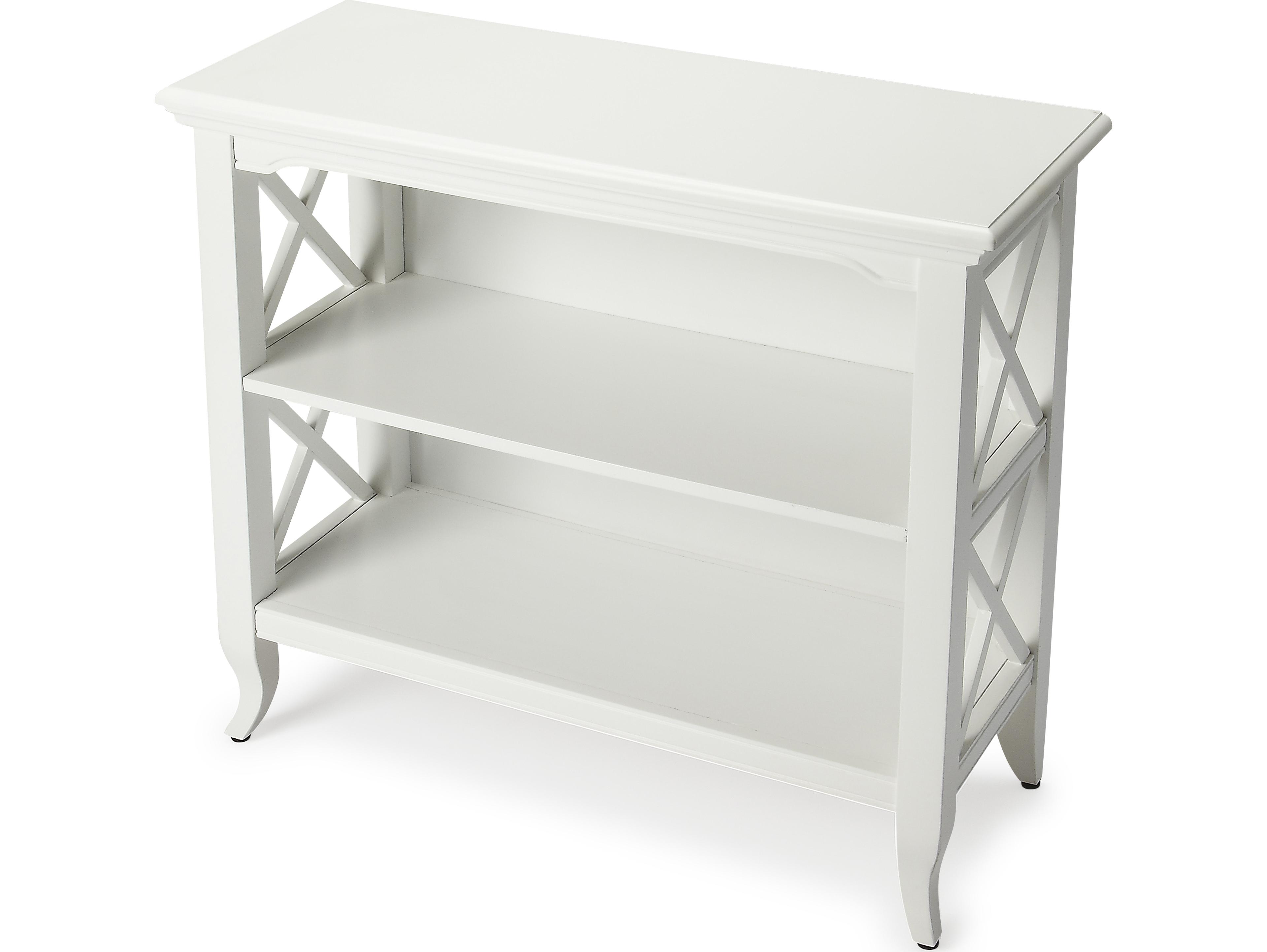 Butler Newport Smooth White Bookcase