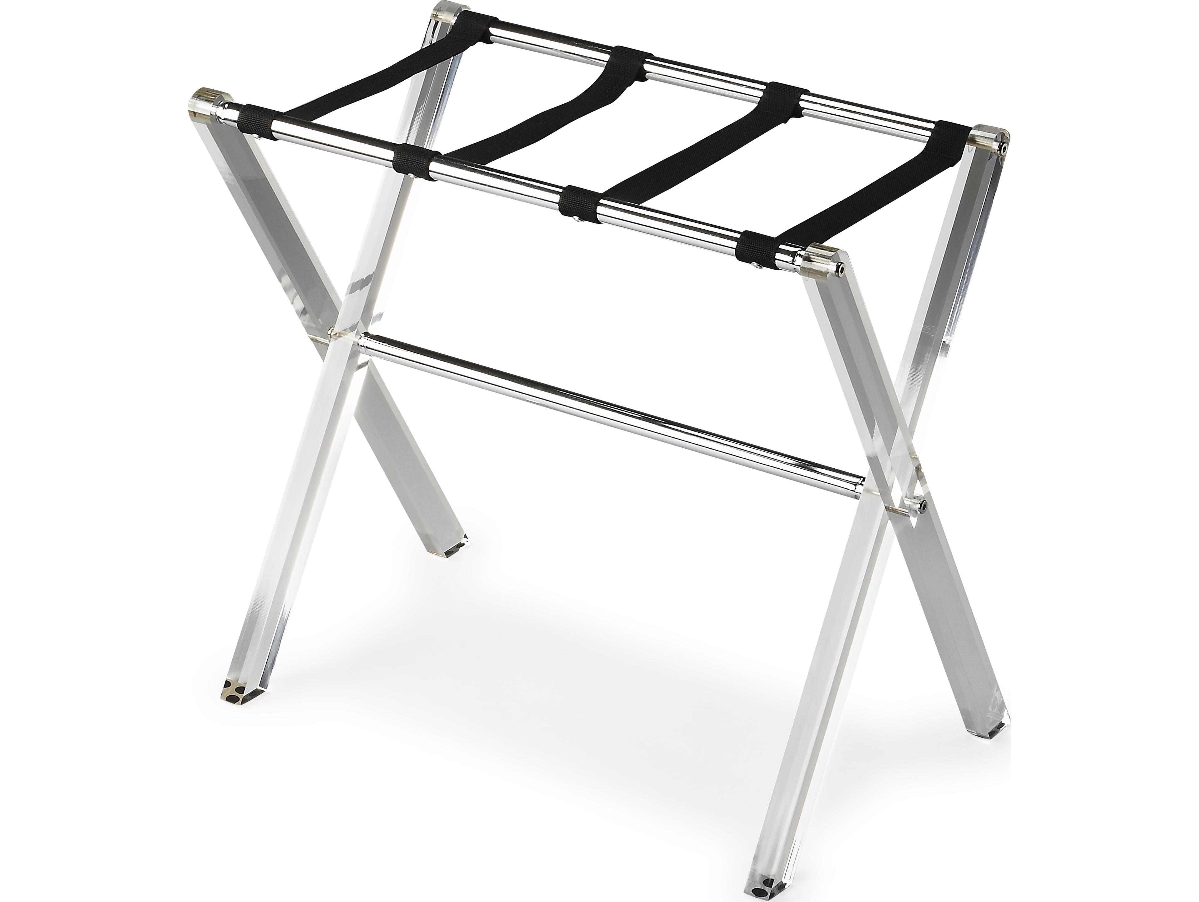 Butler Crystal Clear Luggage Rack