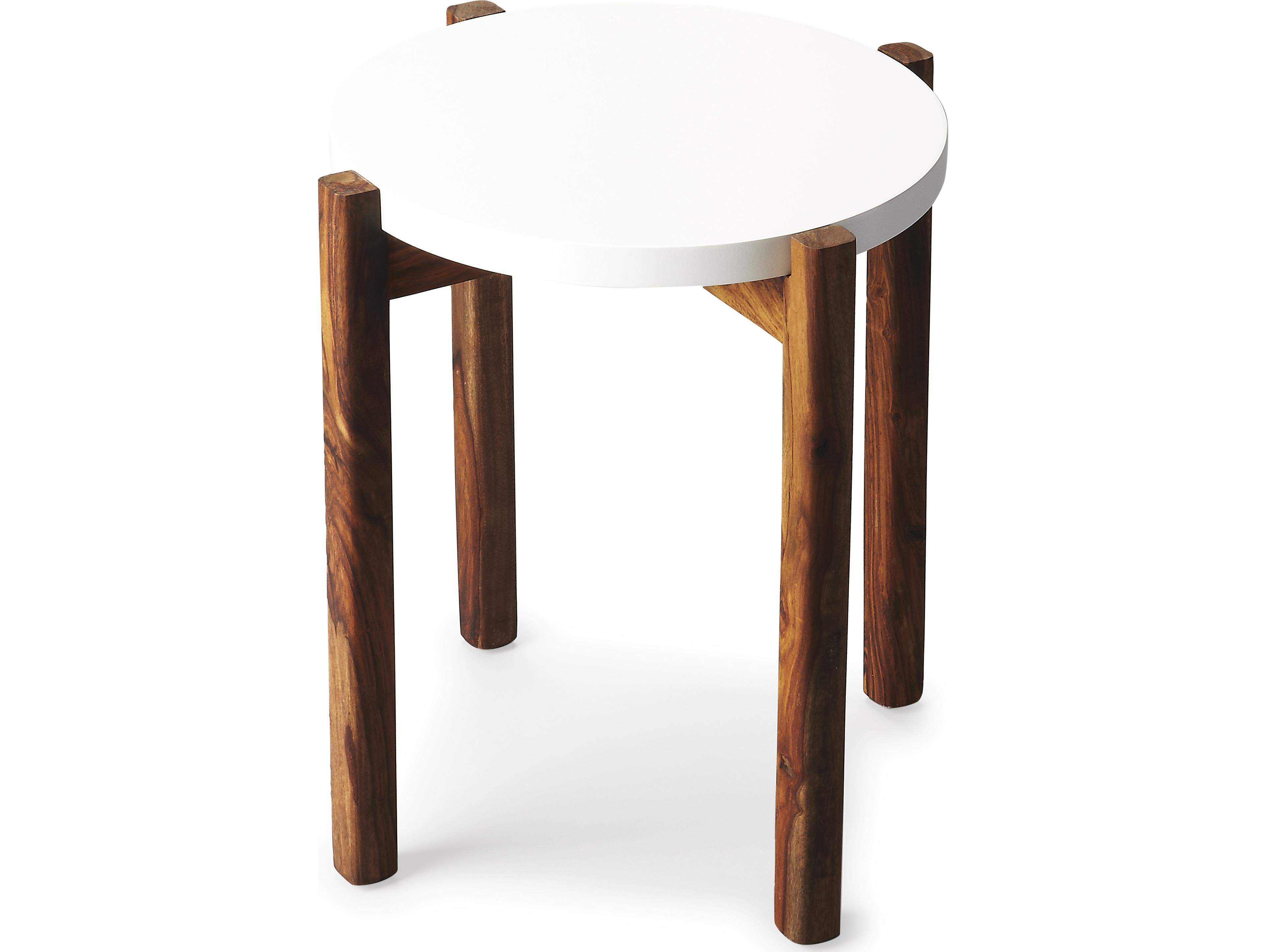 Butler Del Mar Round Wood End Table