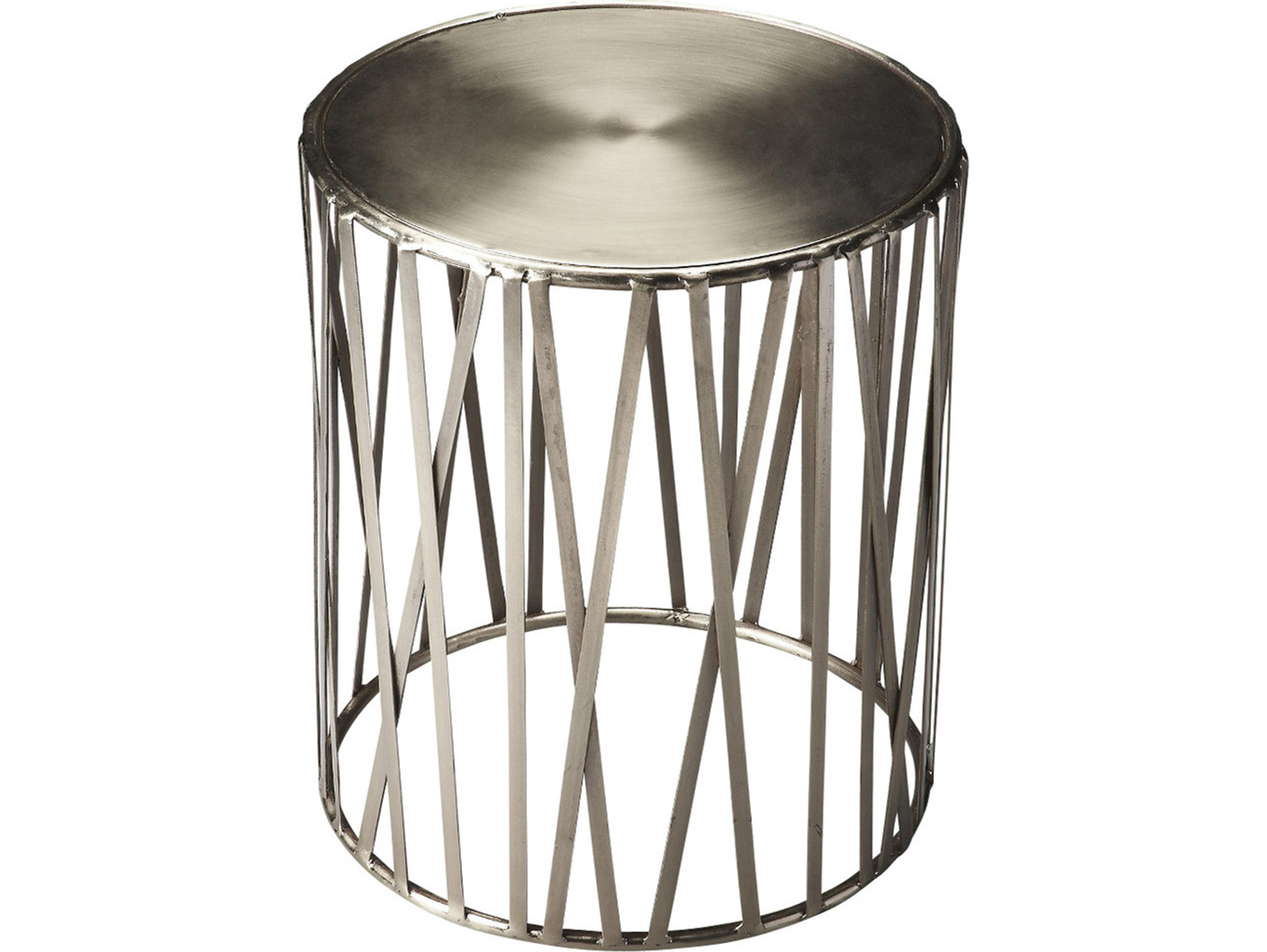 Butler Kruse Round Metalworks End Table
