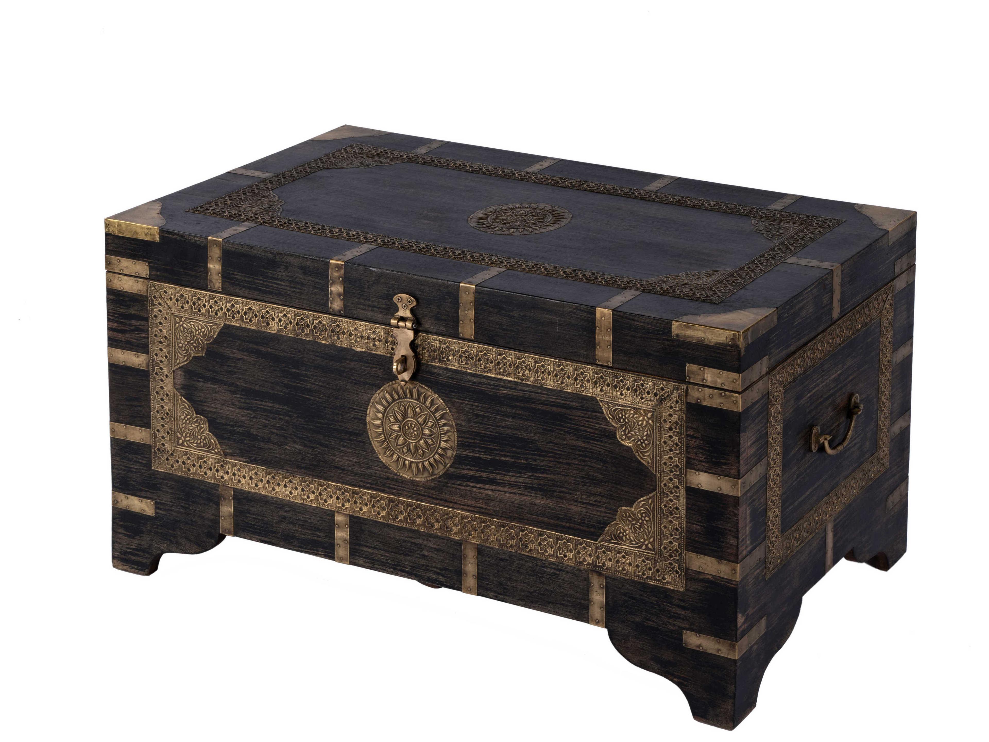 Butler Nador Rectangular Wood Antique Coffee Table