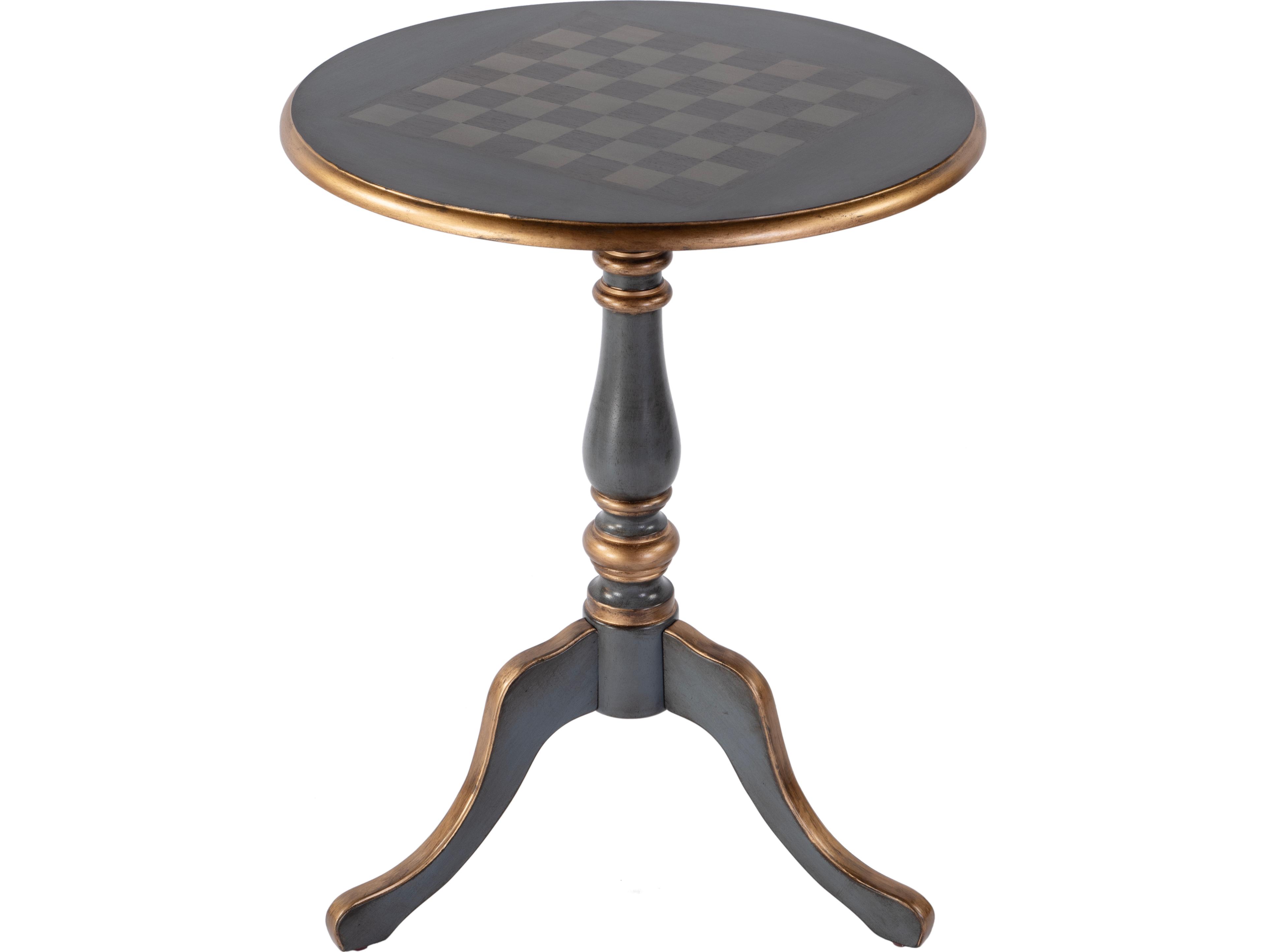 Butler Colbert Maple Wood Royal Pastel Blue Game Table