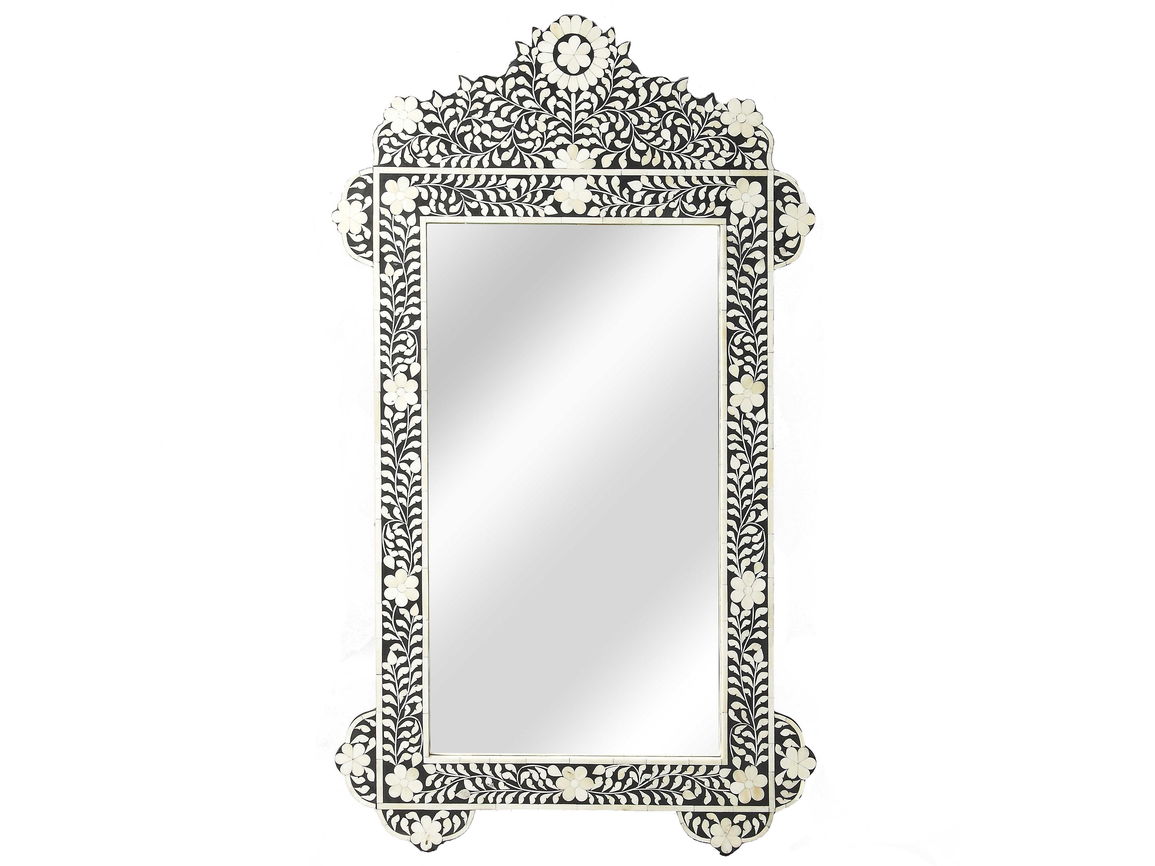 Butler Vivienne Black Bone Inlay Wall Mirror