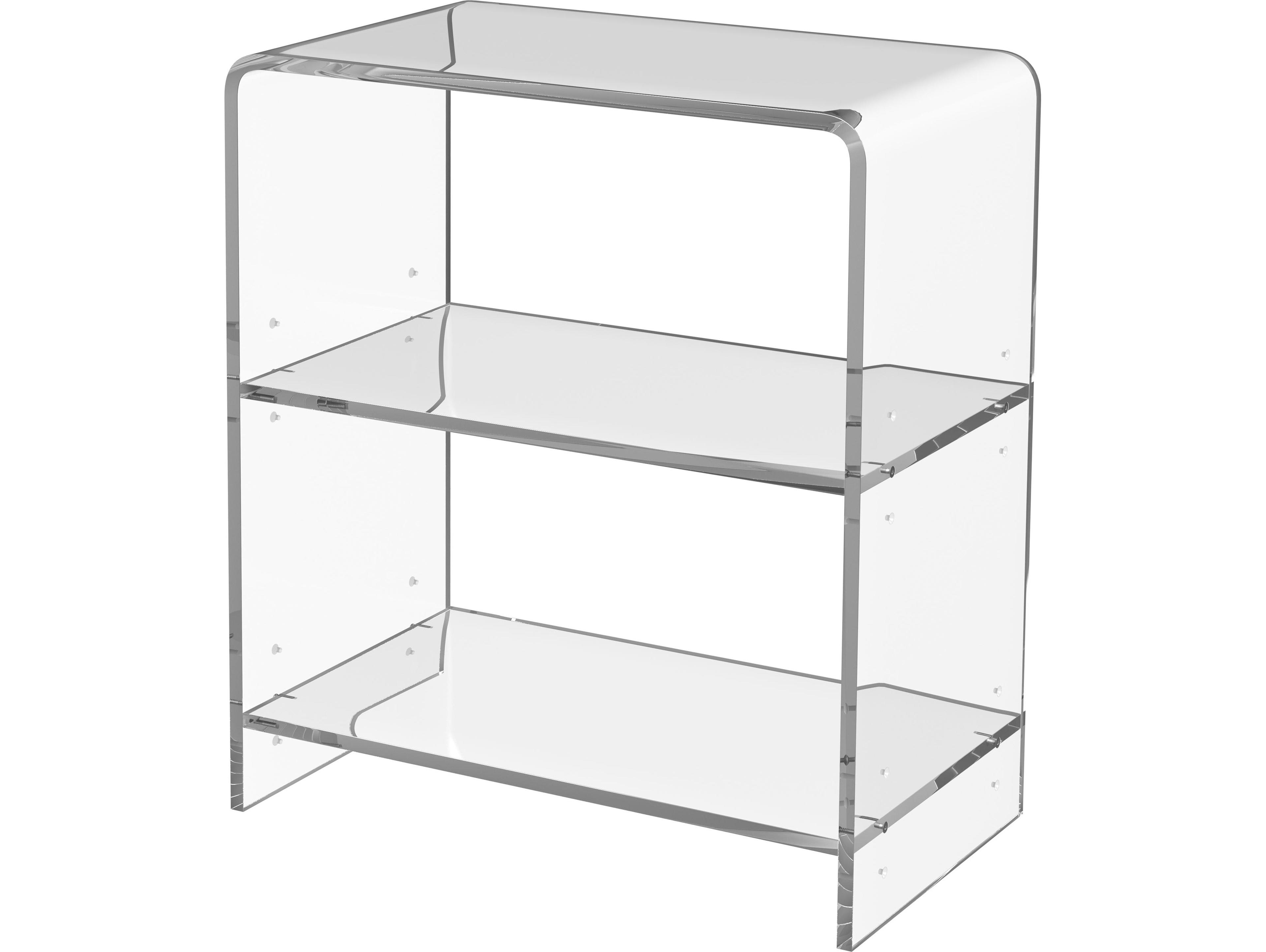 Butler Crystal Clear Acrylic Bookcase