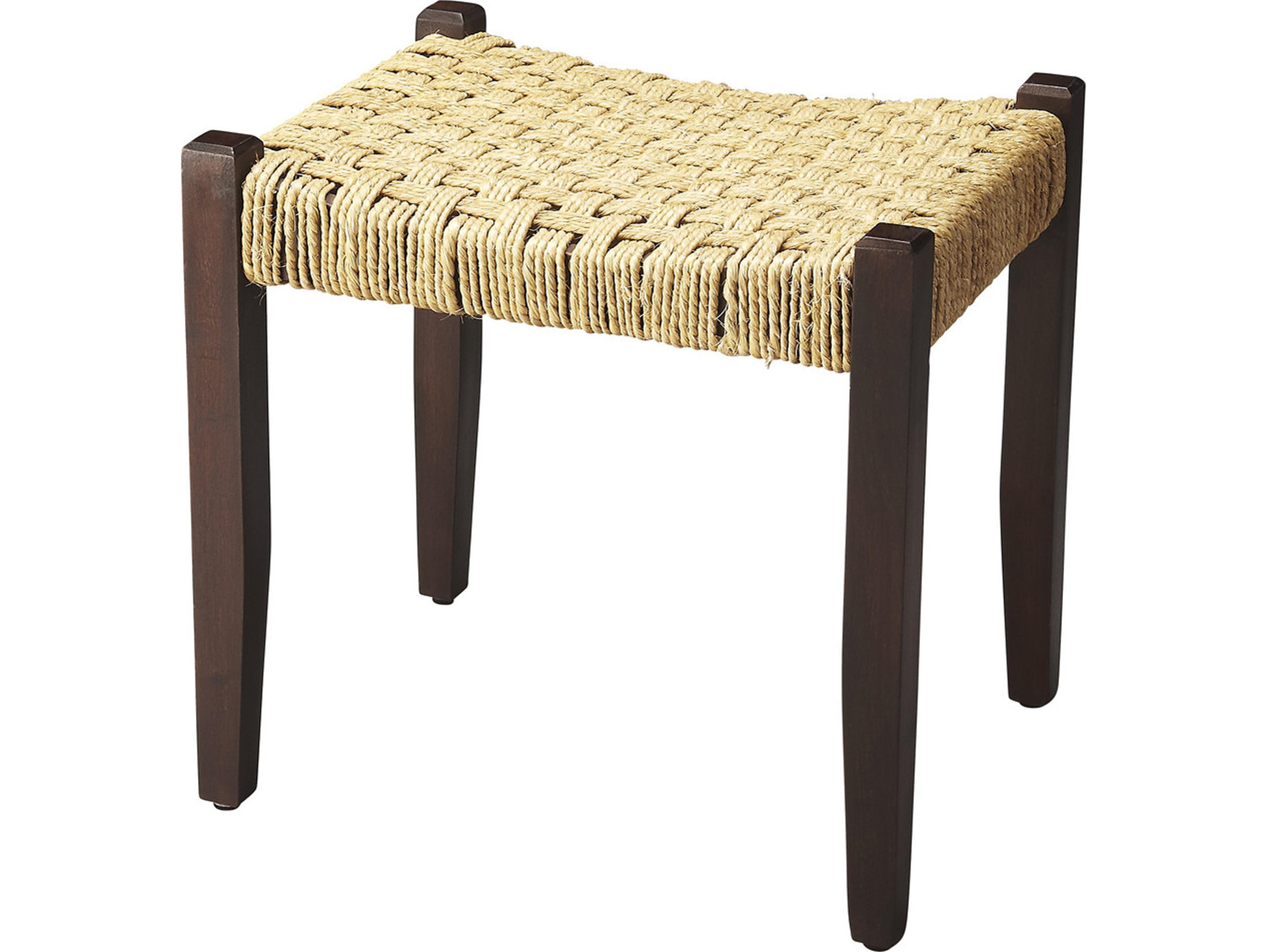 Butler Garner Brown Accent Stool