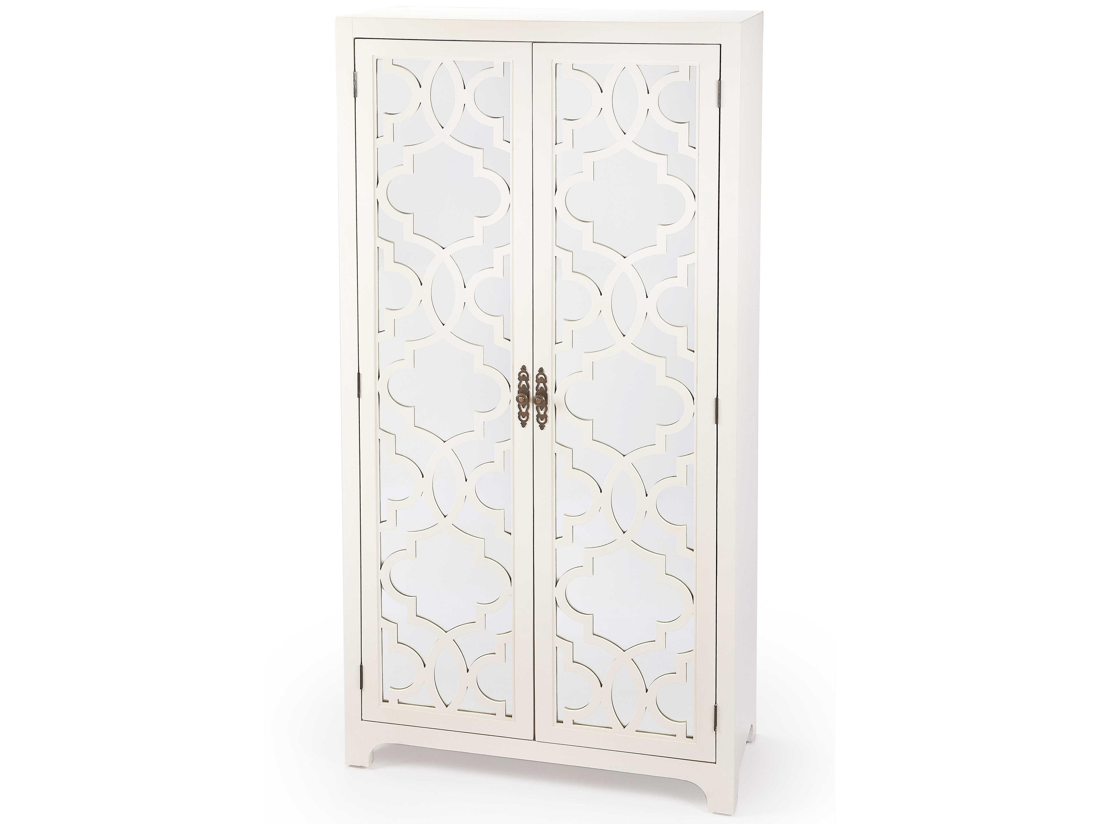 Butler Morjanna White Mindi Wood Wardrobe Armoire