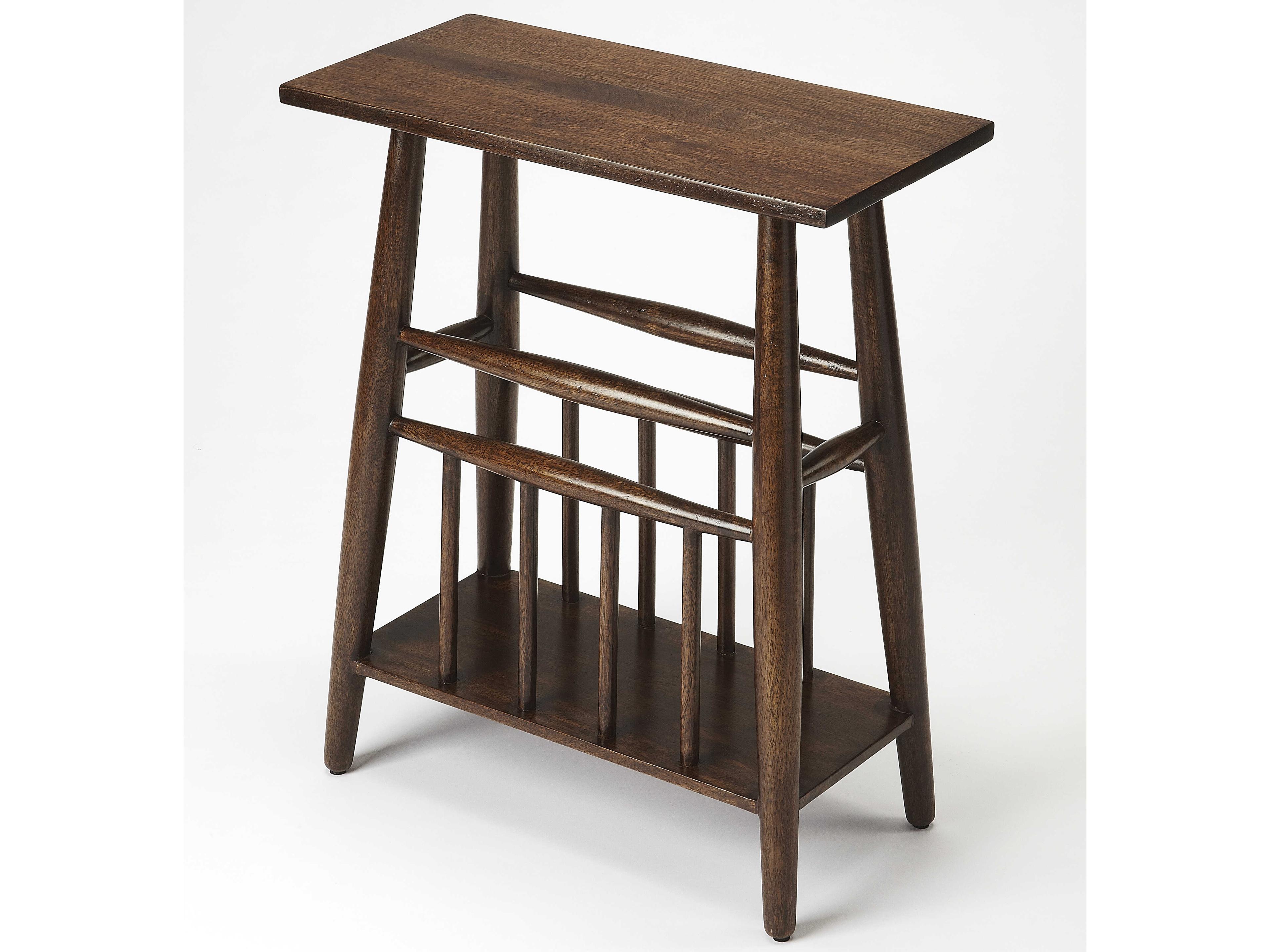 Butler Bowen Rectangular Wood Brown End Table