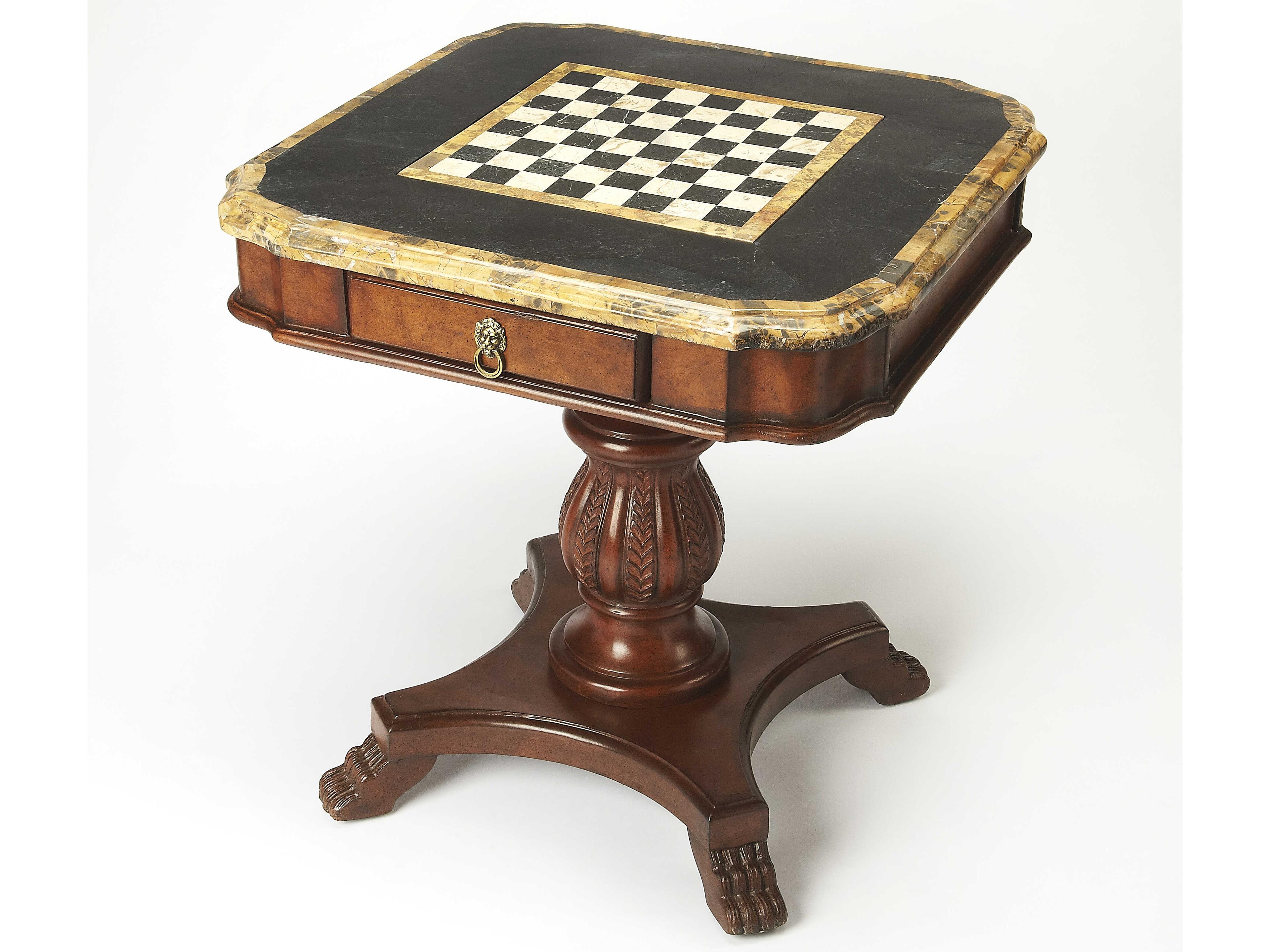 Butler Carlyle Brown Solid Wood Heritage Game Table