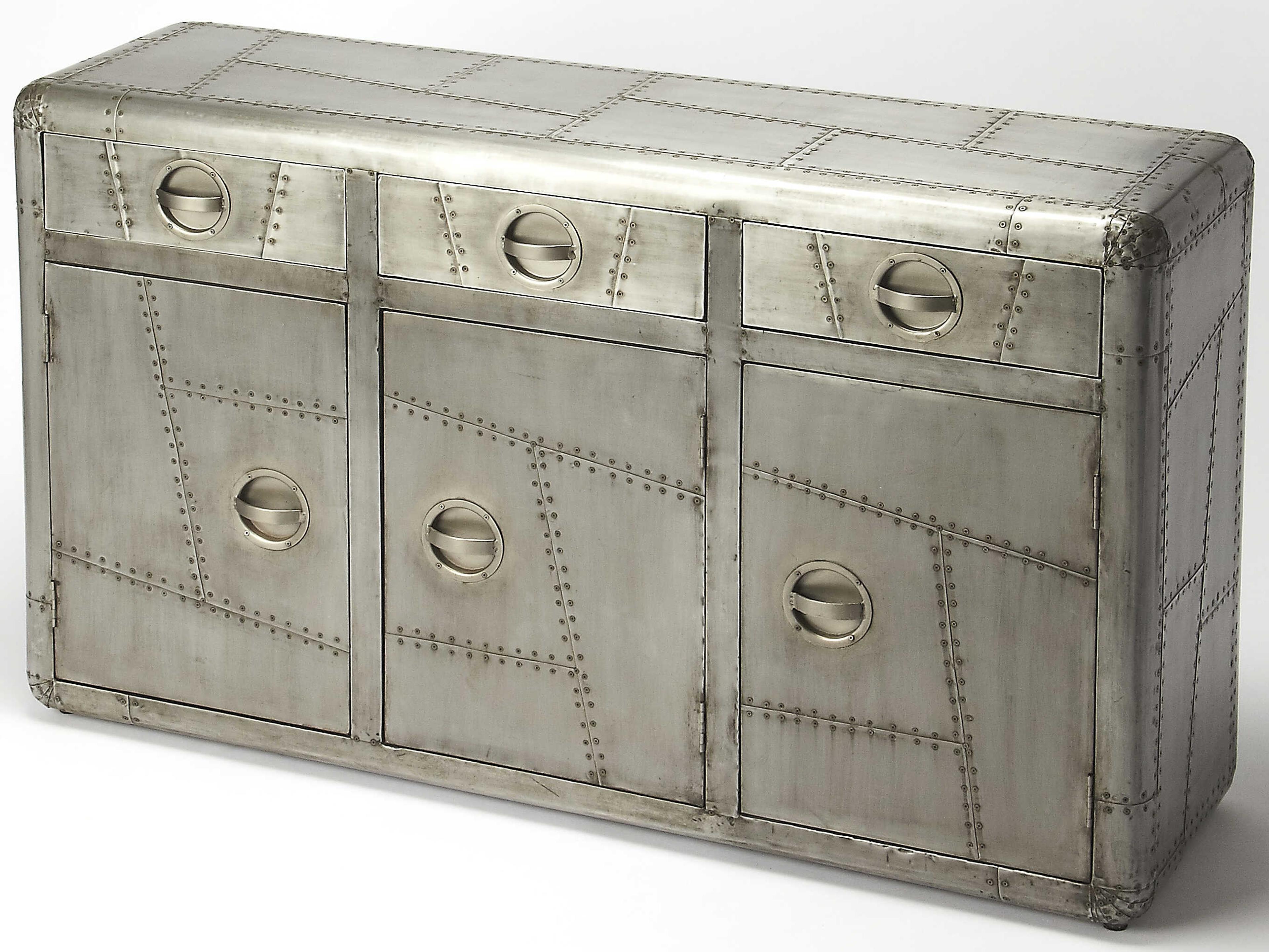 Butler Midway 54" Industrial Chic Media Console Cabinet