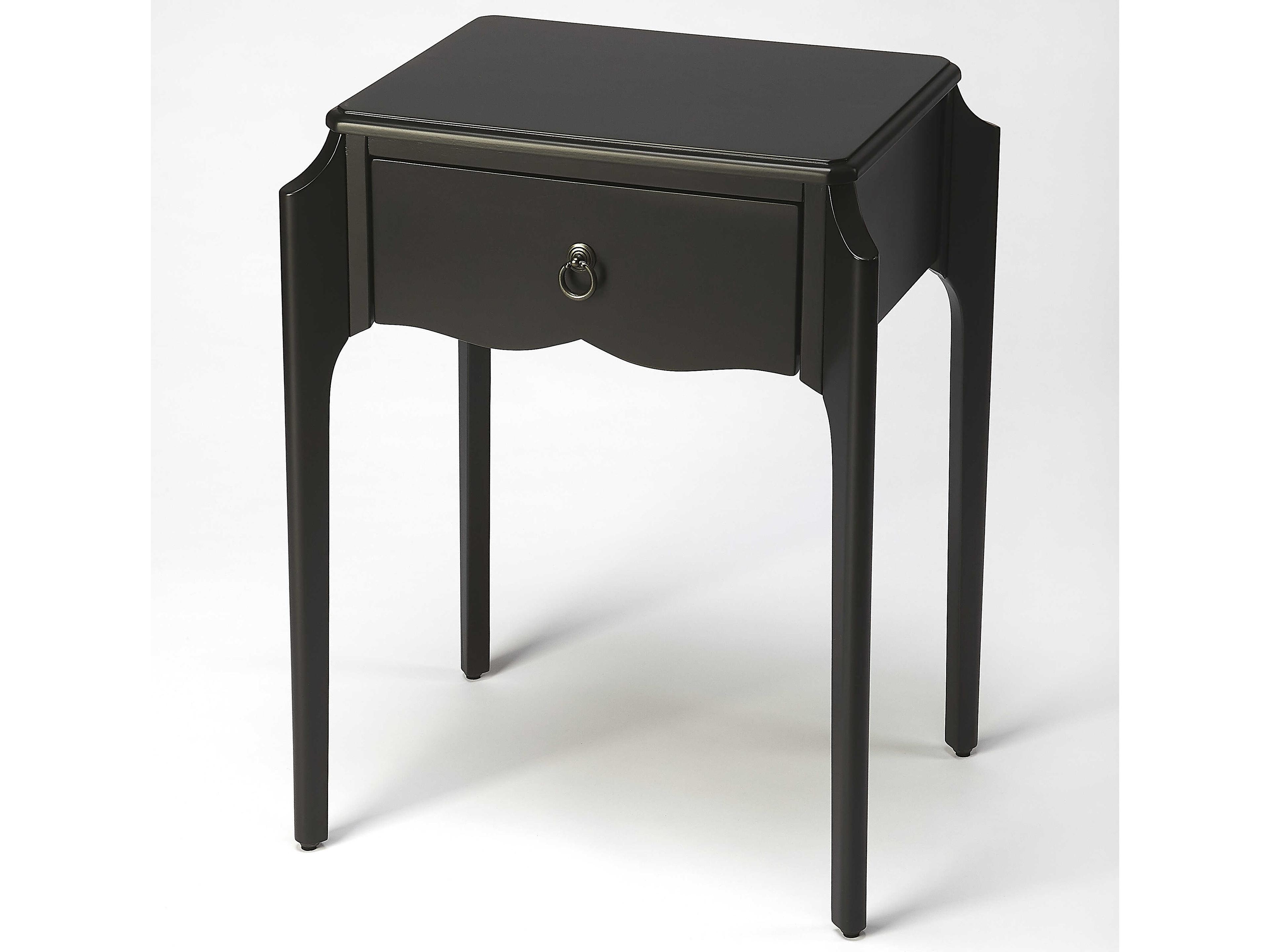 Butler Wilshire 1-Drawer Oak Wood Nightstand