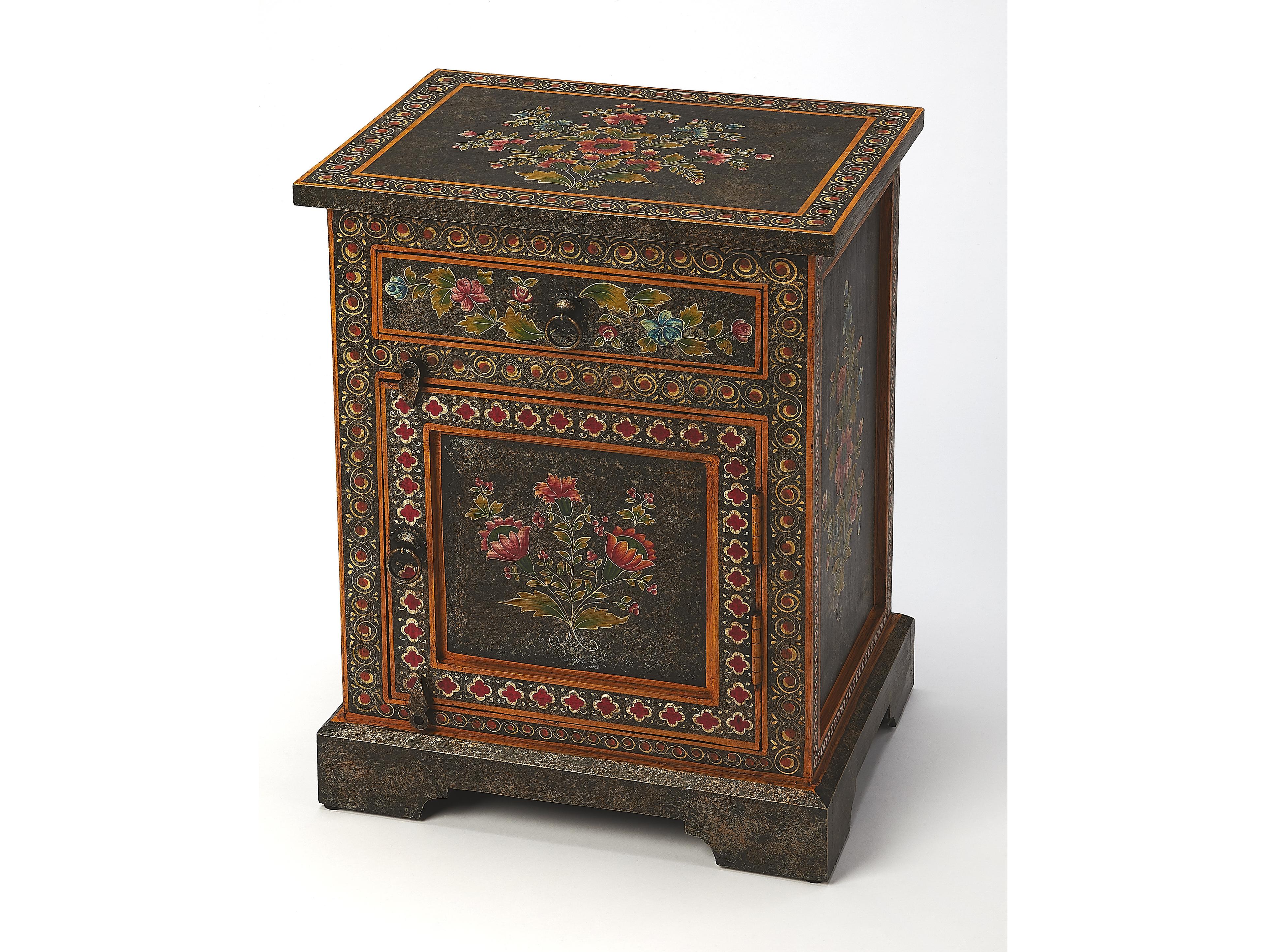 Butler Bihar Artifacts Brown Solid Wood Accent Chest