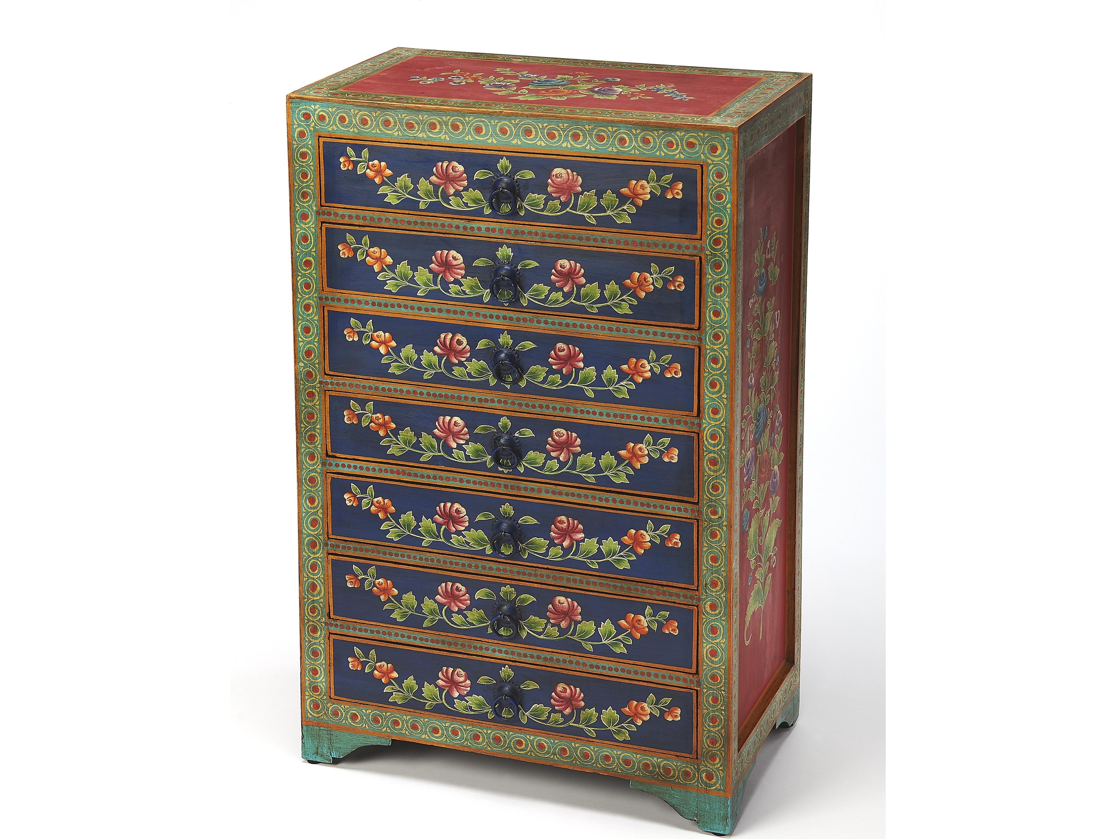 Butler Zara Artifacts Solid Wood Accent Chest