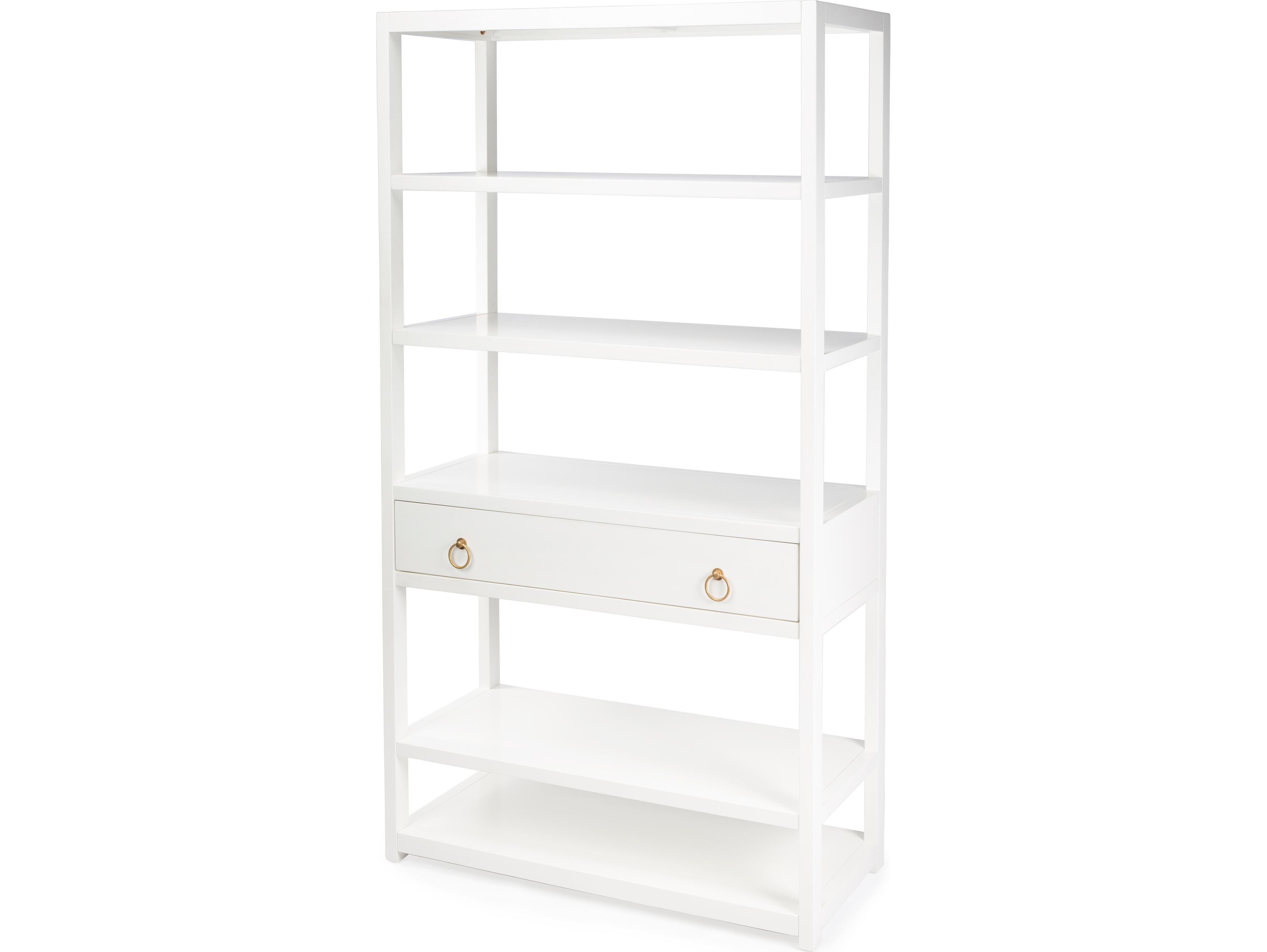 Butler Lark White Bookcase