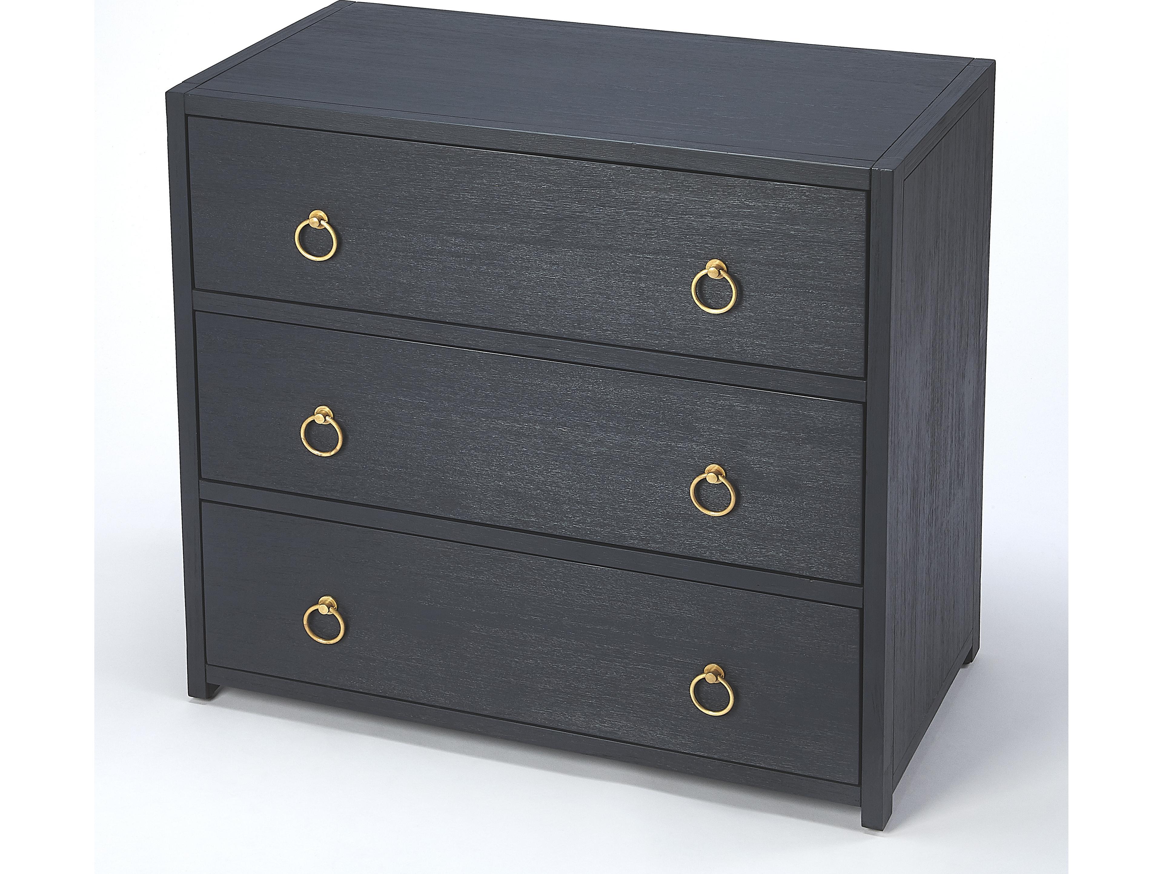 Butler Lark 3-Drawers Acacia Wood Dresser