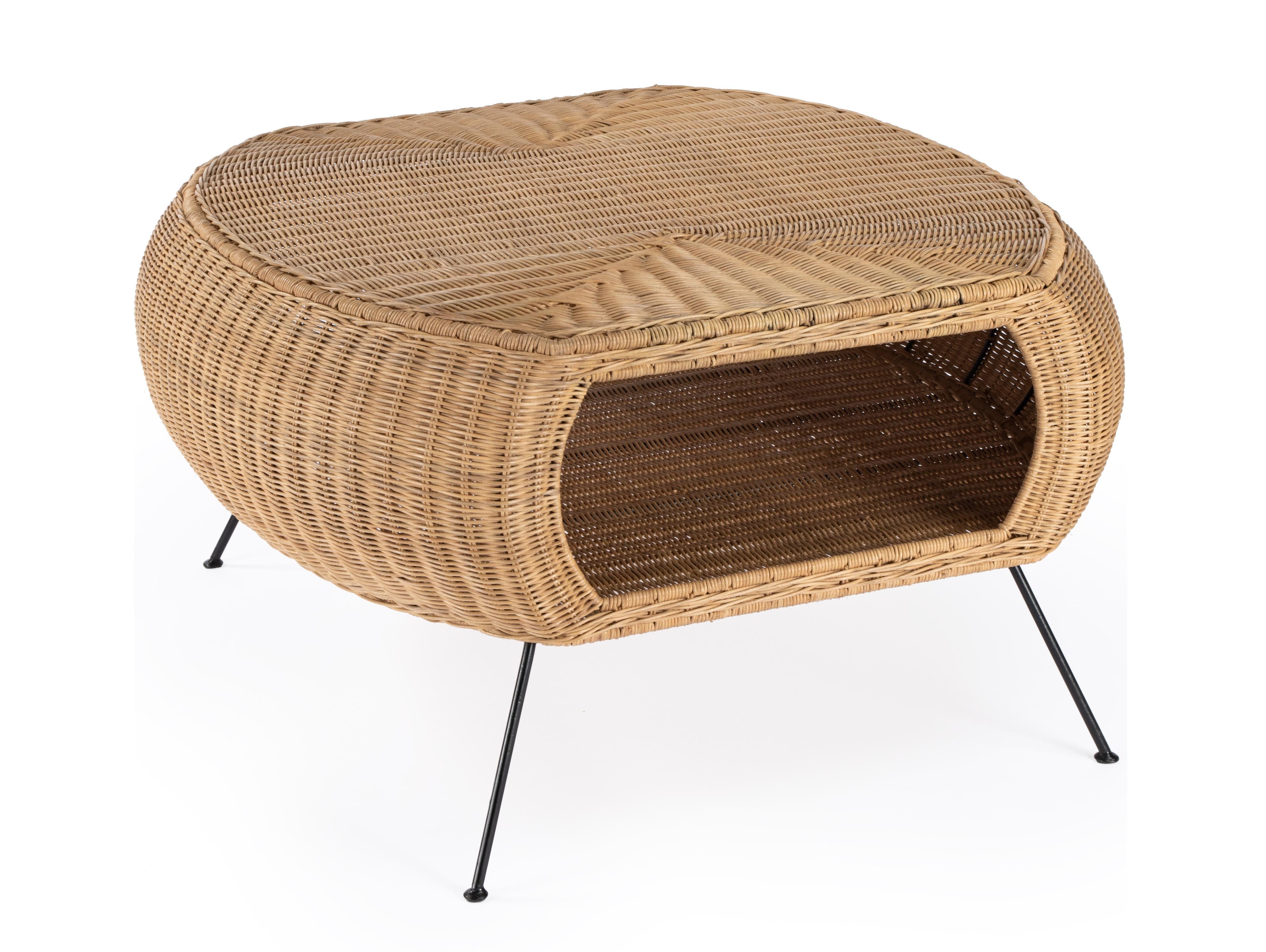 Butler Coralitta Rectangular Natural Rattan Coffee Table