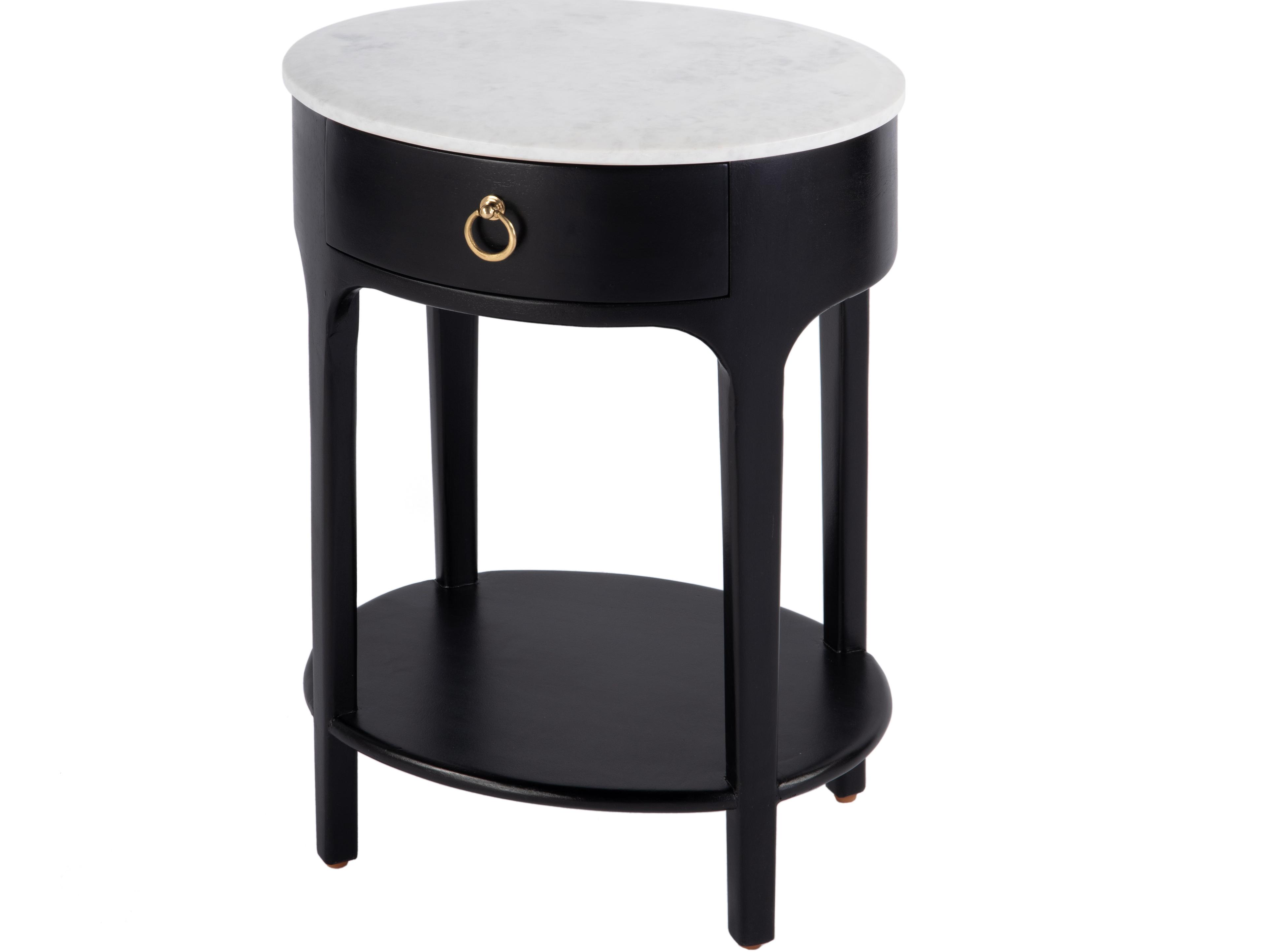 Butler Ellen 1-Drawer Mango Wood Nightstand
