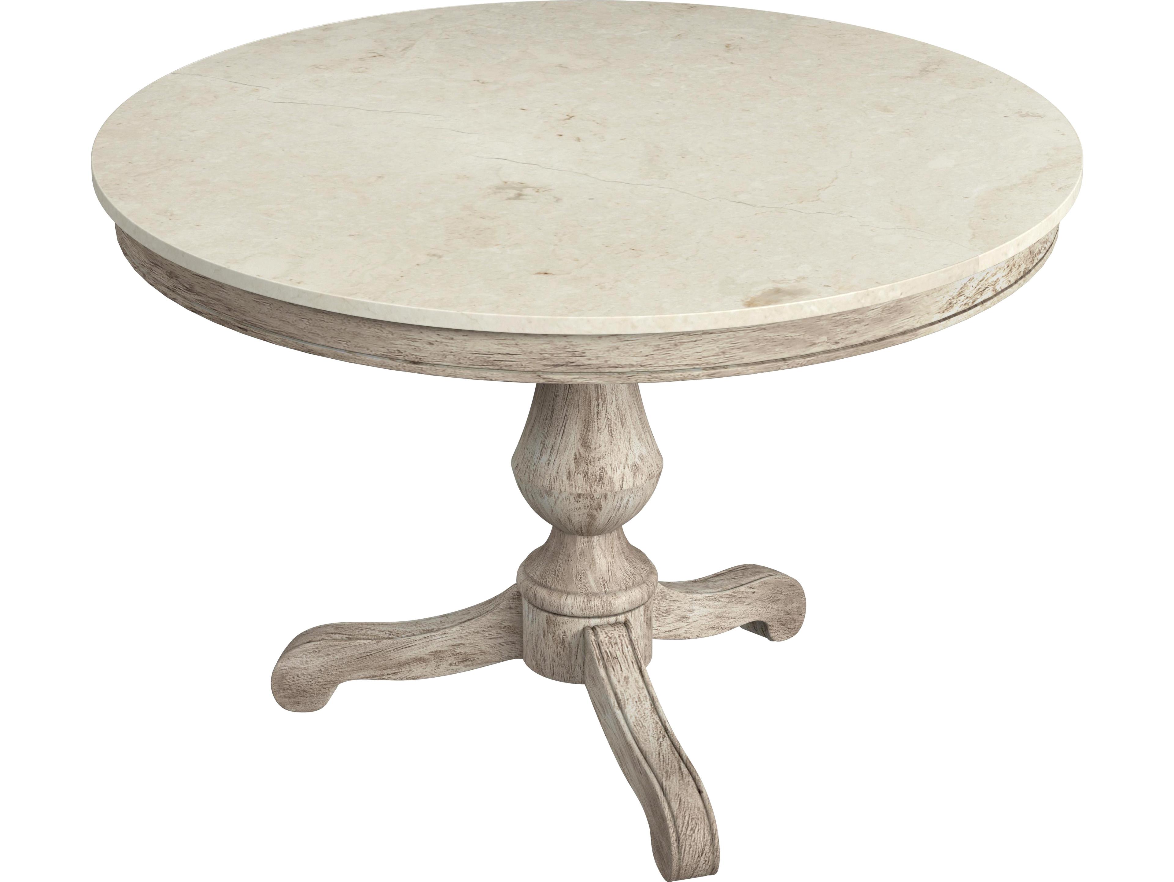Butler Danielle Round Marble Gray Dining Table