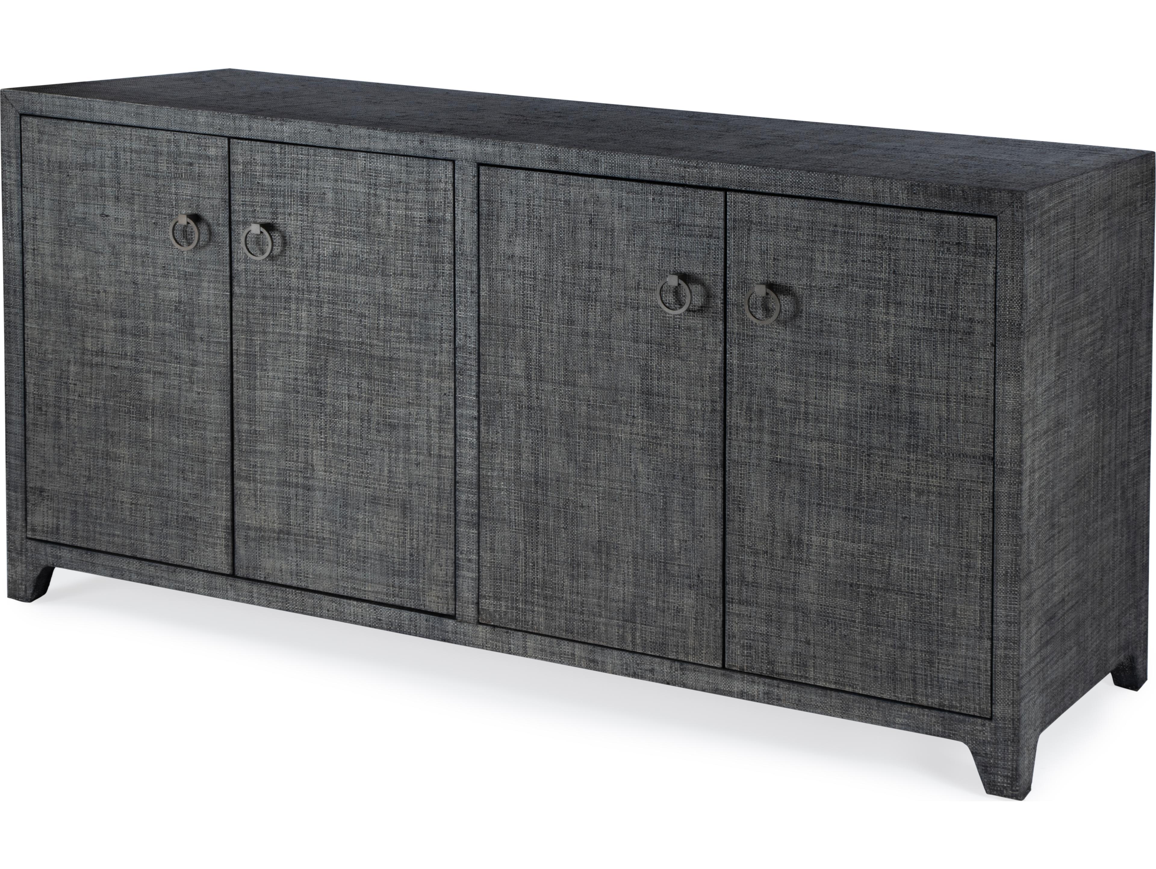 Butler Bar Harbor 70" Charcoal Raffia Sideboard