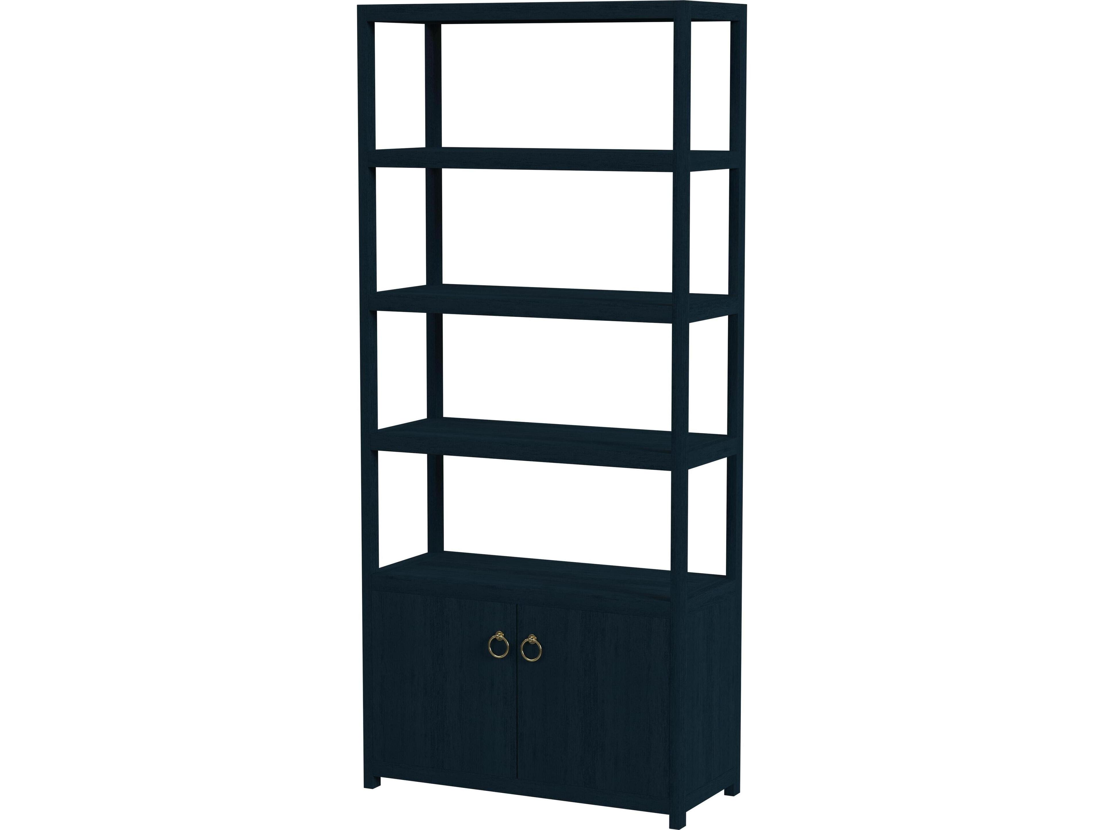 Lark Navy Blue Bookcase