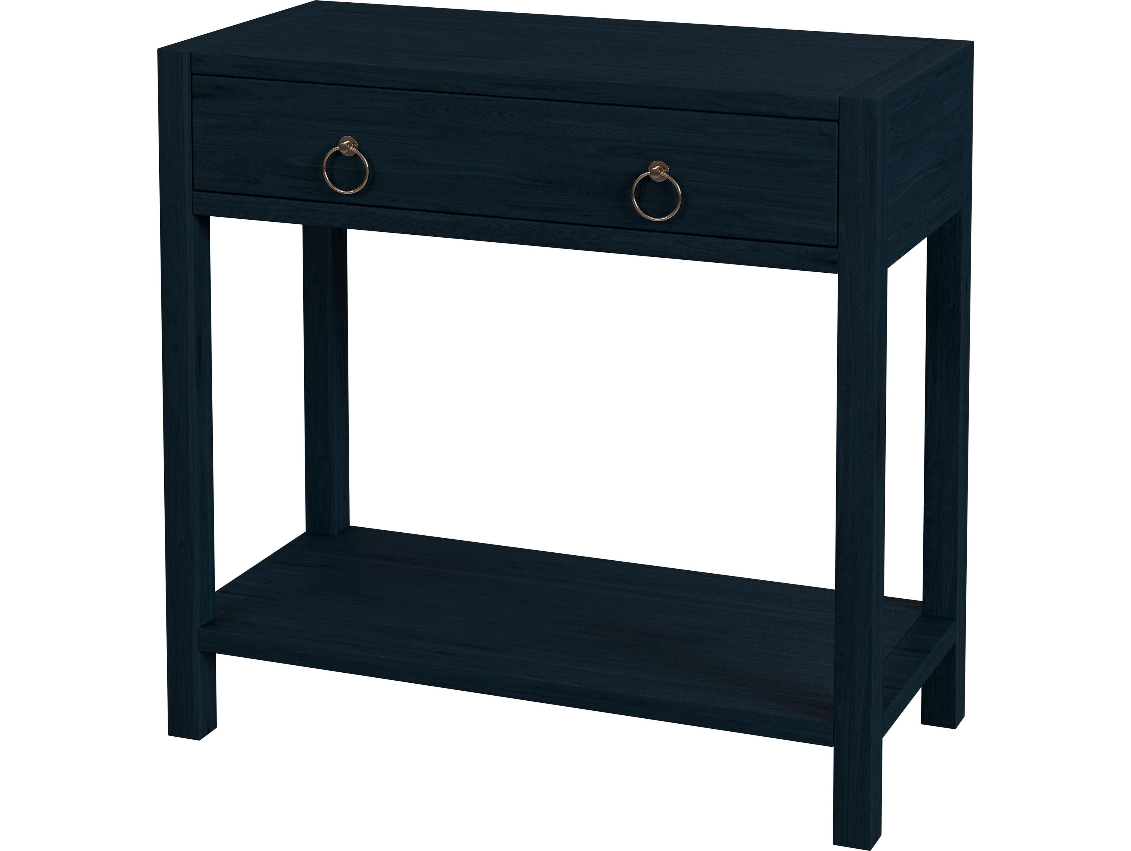 Butler Lark 1-Drawer Acacia Wood Nightstand