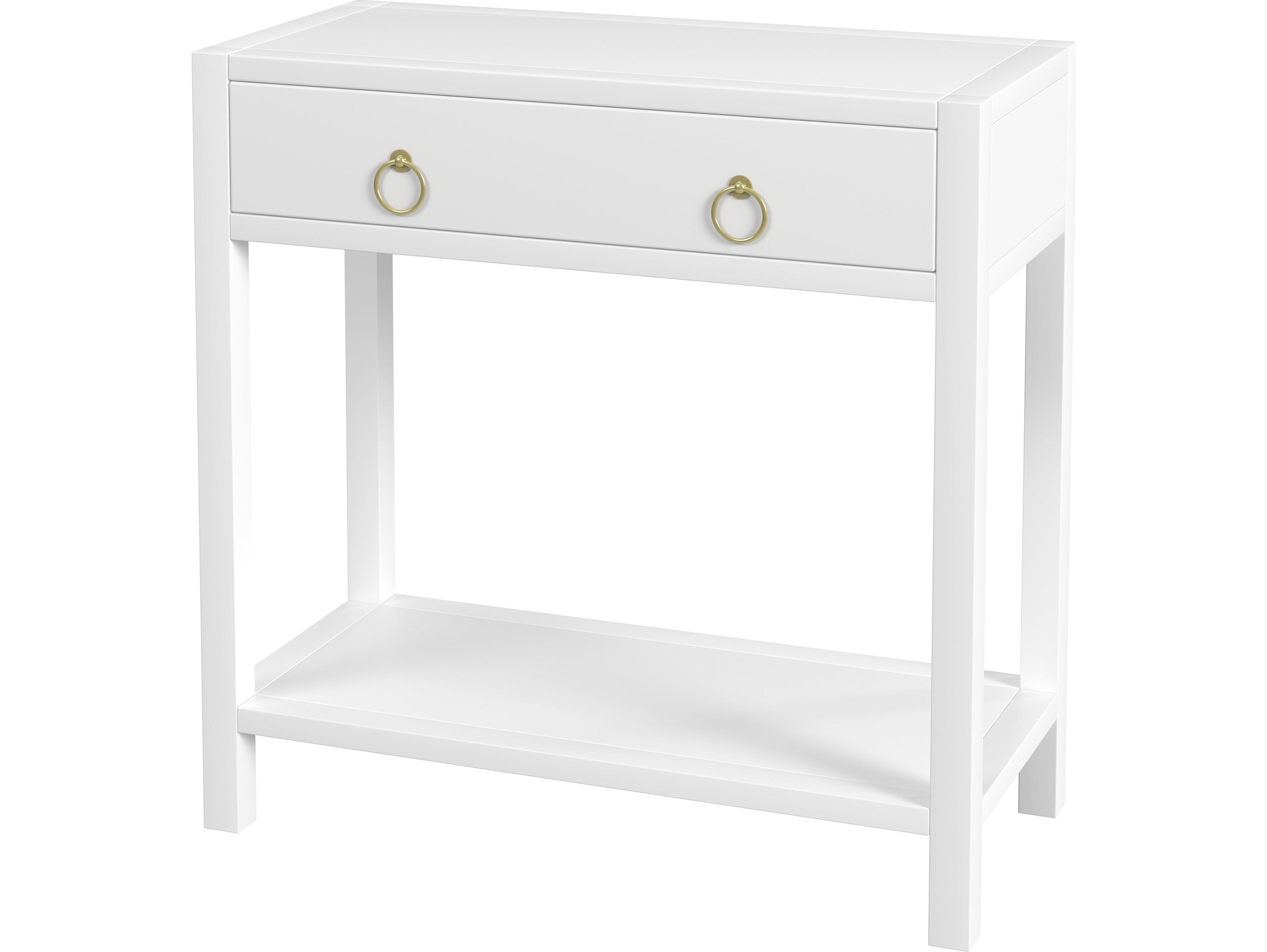 Butler Lark 1-Drawer Acacia Wood Nightstand