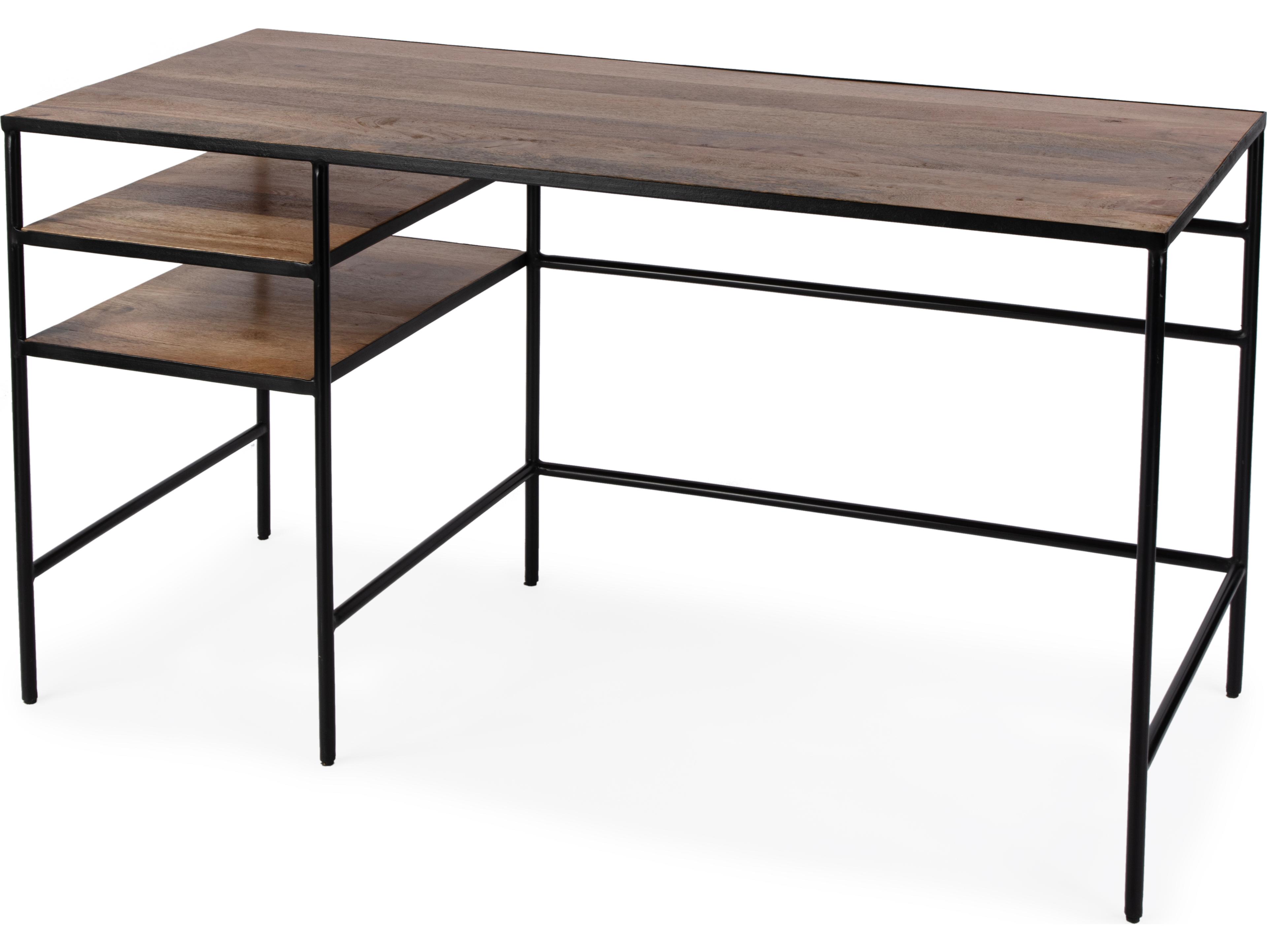 Butler Jensen Natural Mango Brown Wood Writing Desk