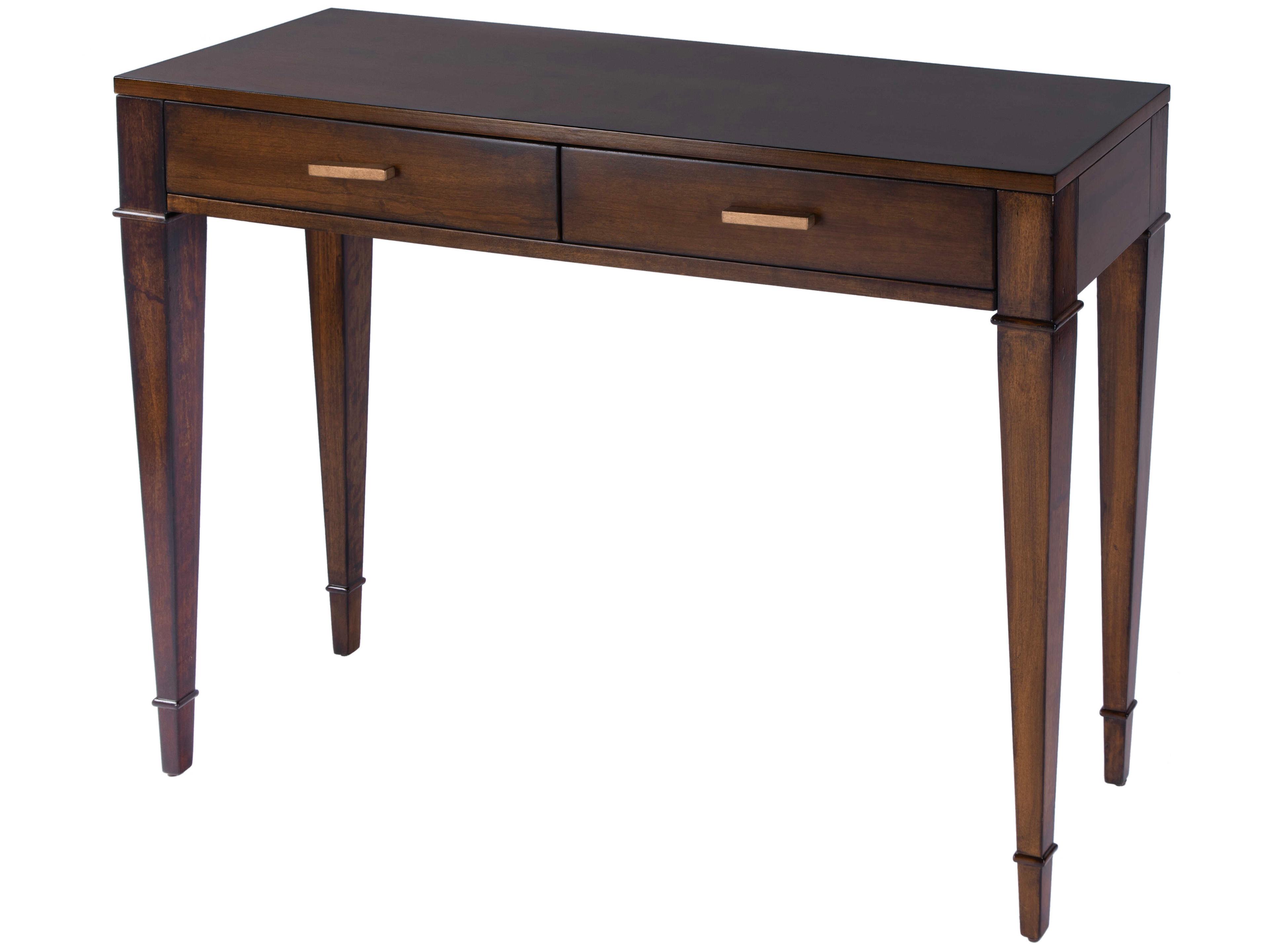 Butler Kai Rectangular Wood Antique Cherry Console Table