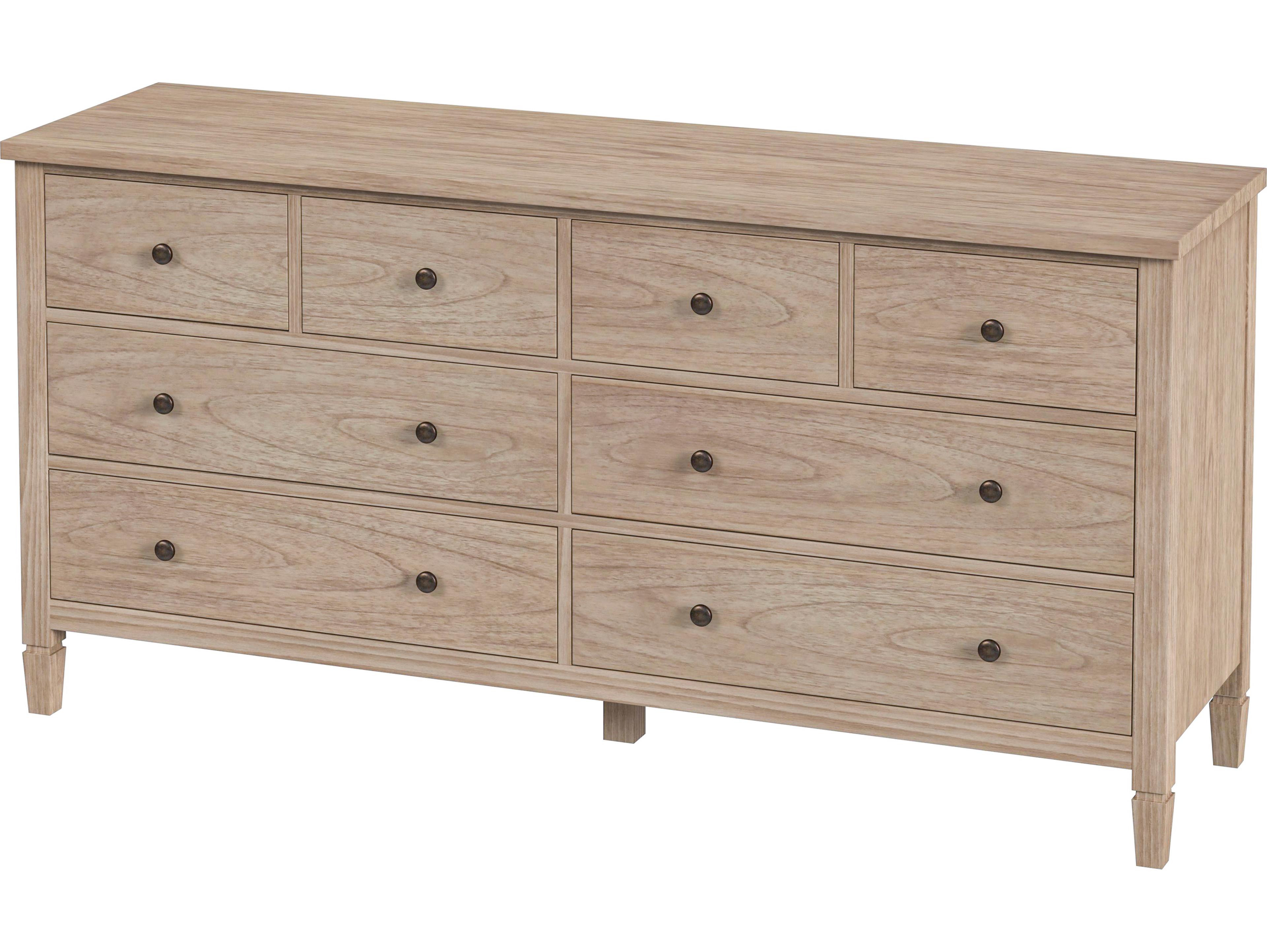 Butler Flagstaff Natural Mindi Wood Double Dresser