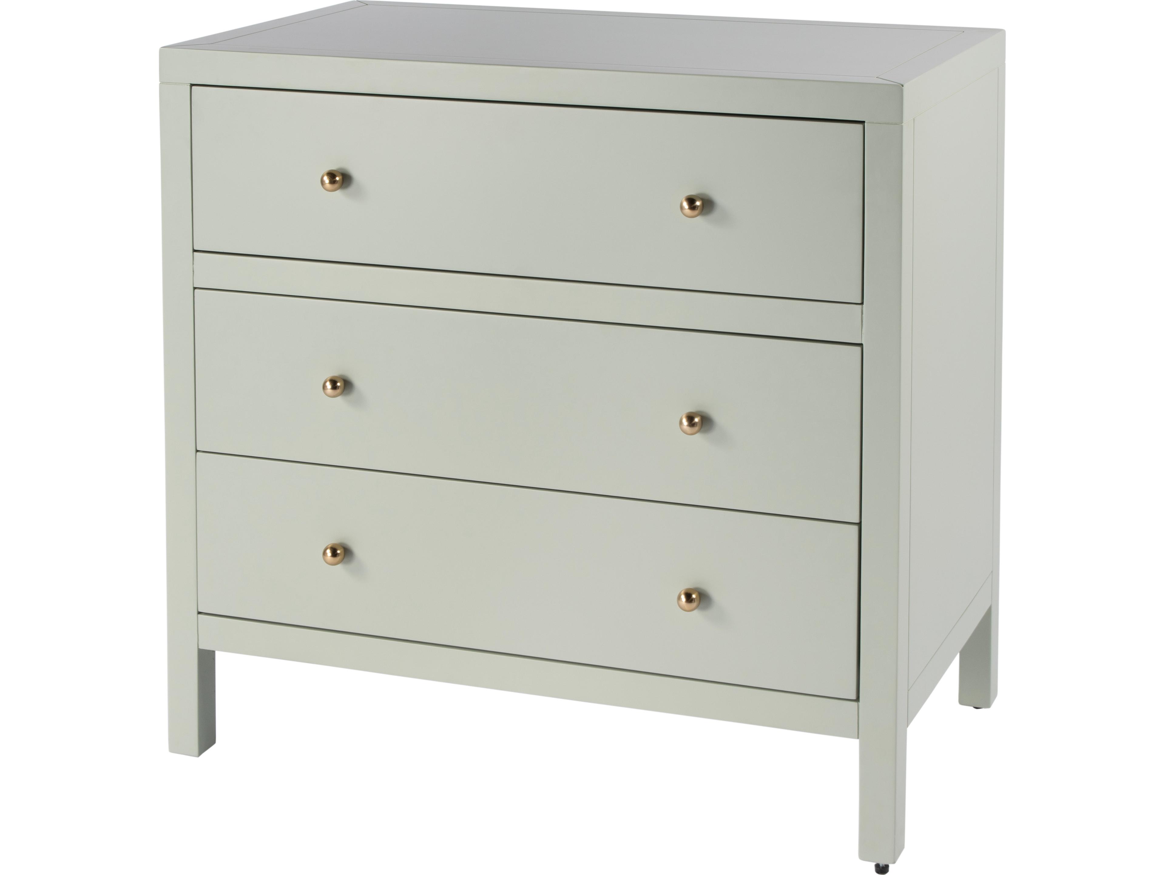 Butler Nora 3-Drawers Acacia Wood Dresser