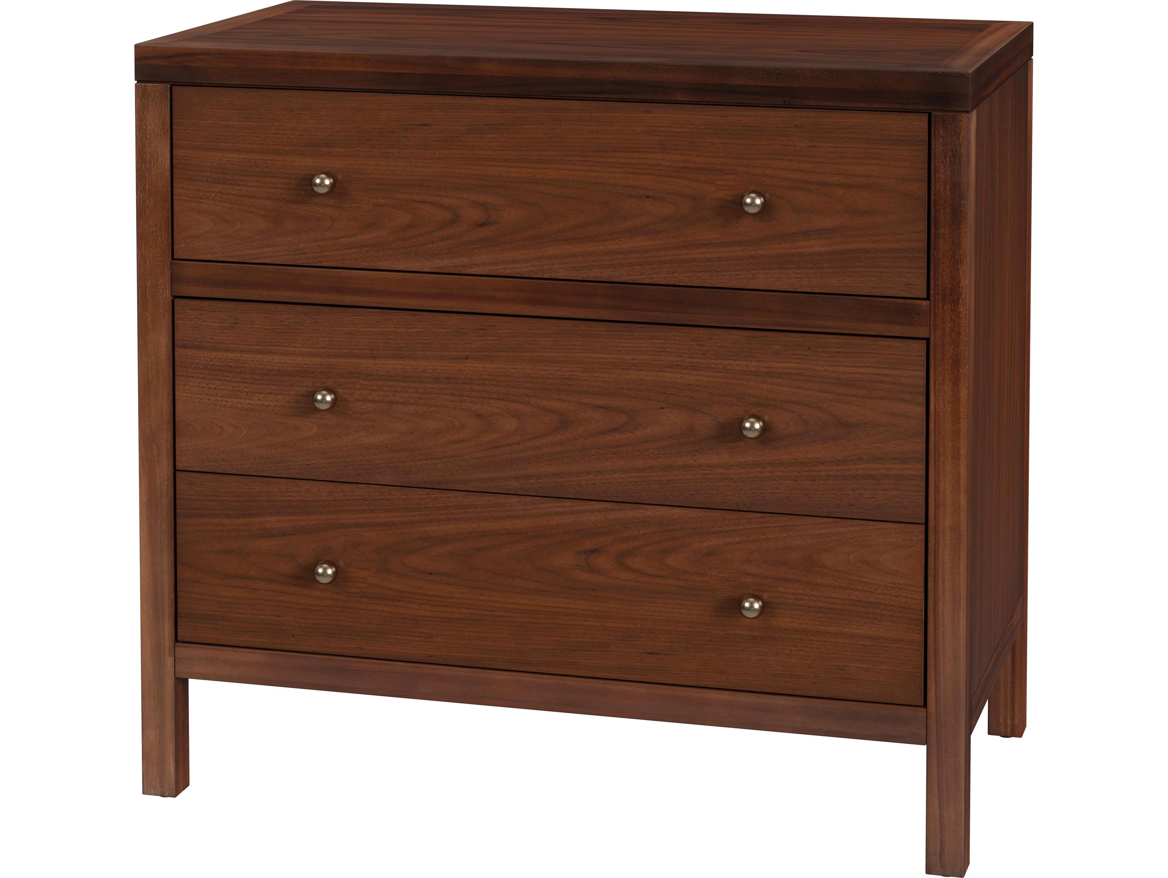 Butler Nora 3-Drawers Brown Acacia Wood Dresser