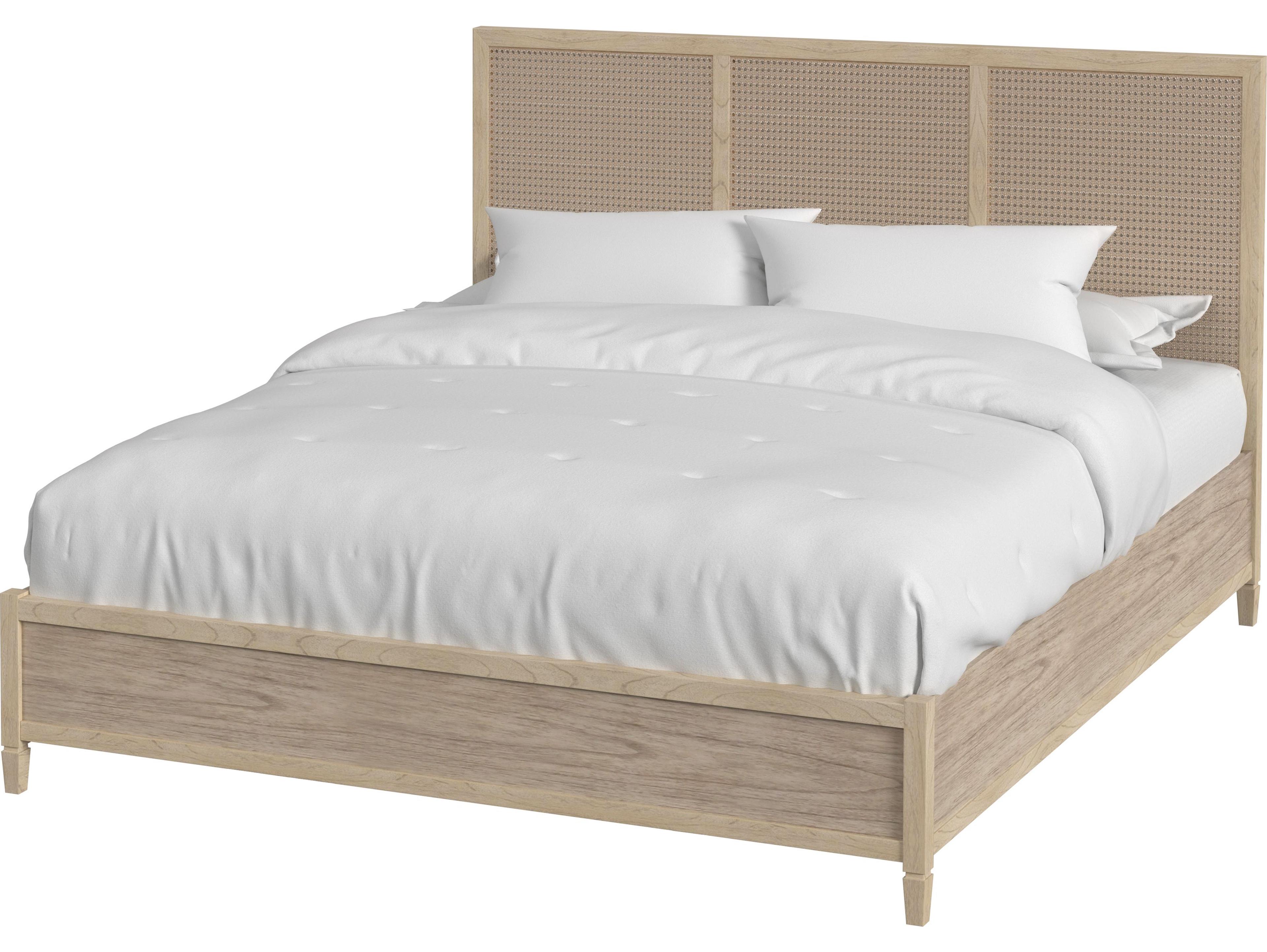 Butler Flagstaff Desert Sand Natural Mindi Wood King Panel Bed