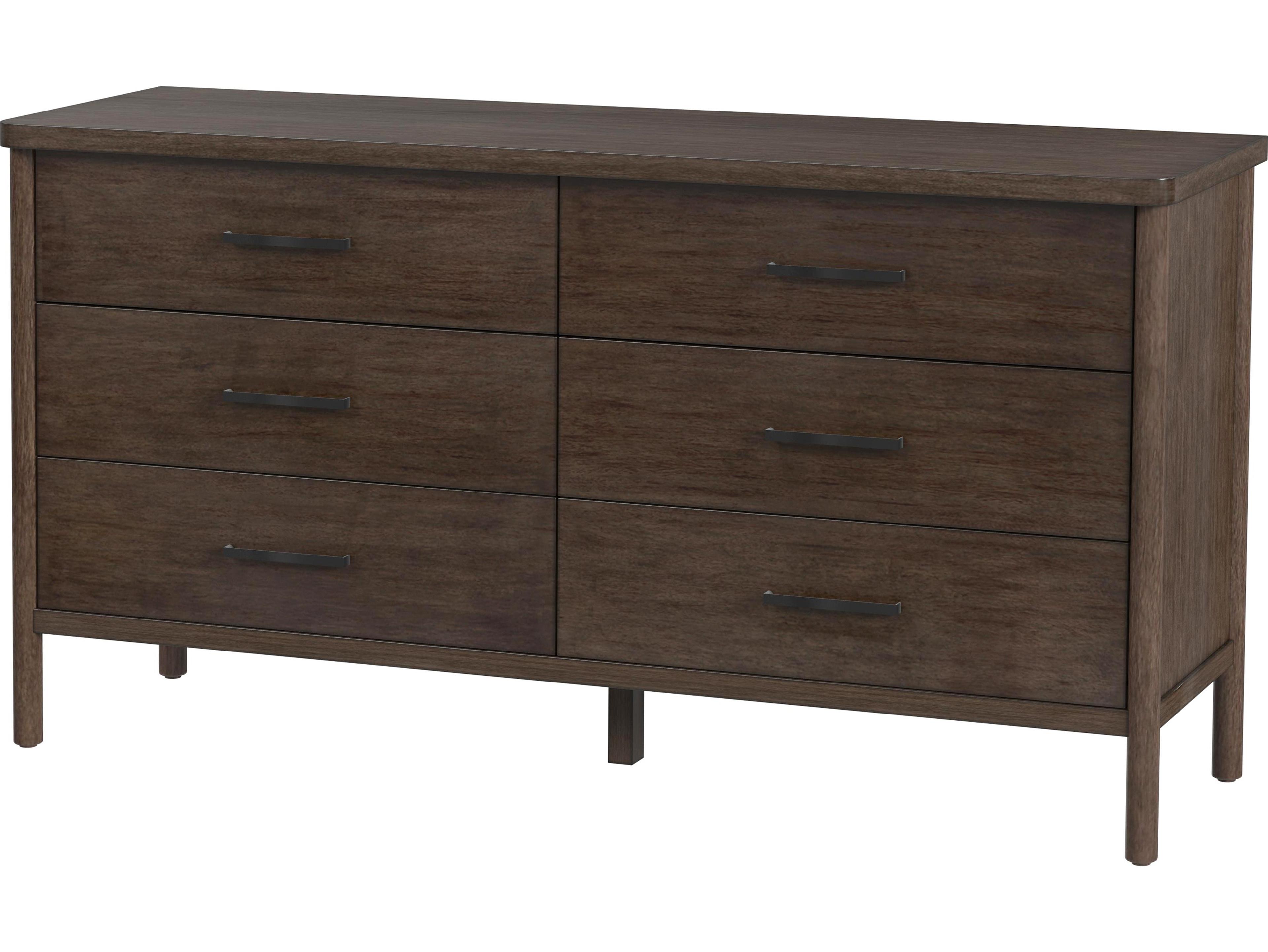 Butler Lennon 6-Drawers Mindi Wood Double Dresser