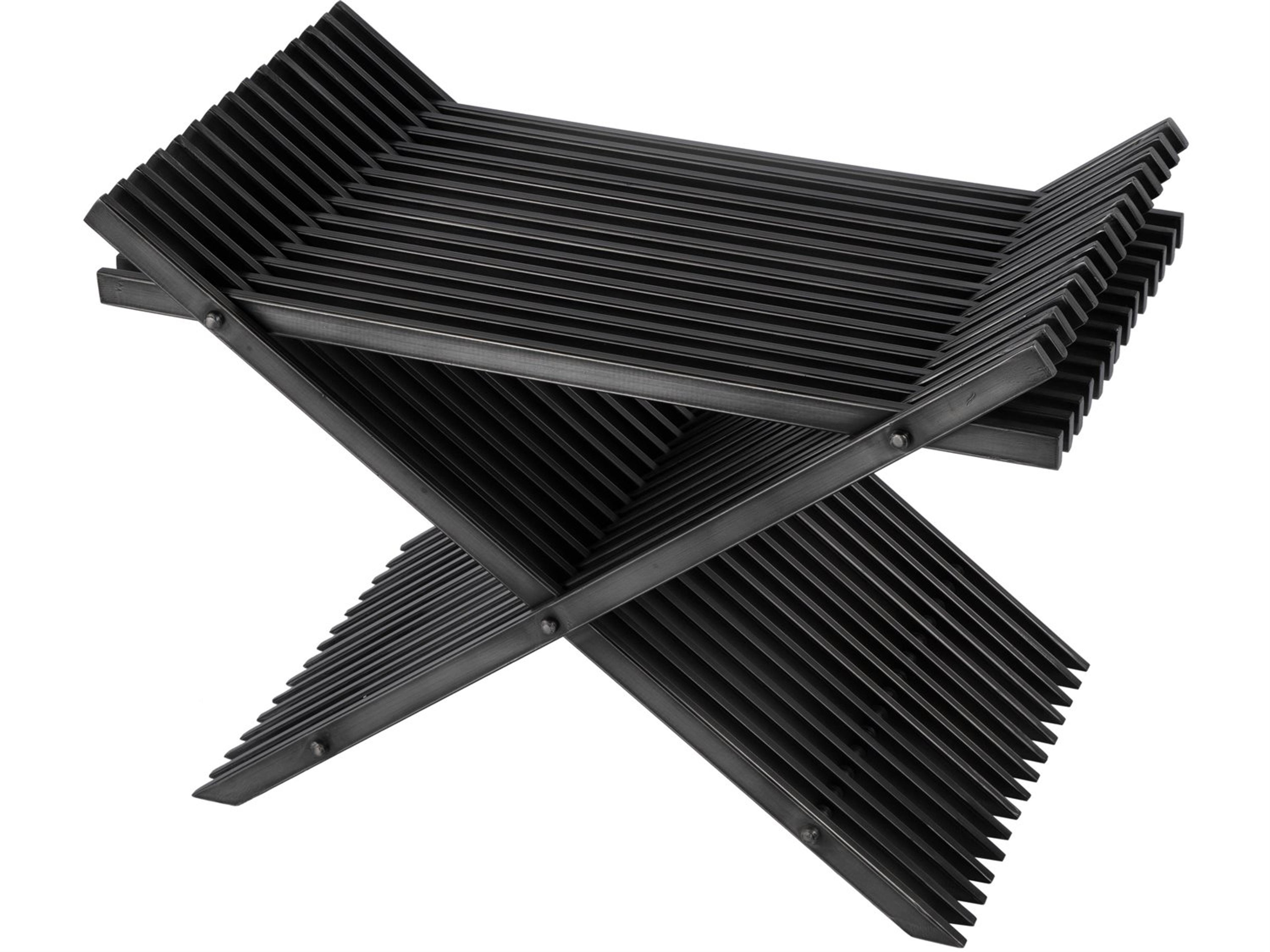 Butler Lucan Black Accent Stool