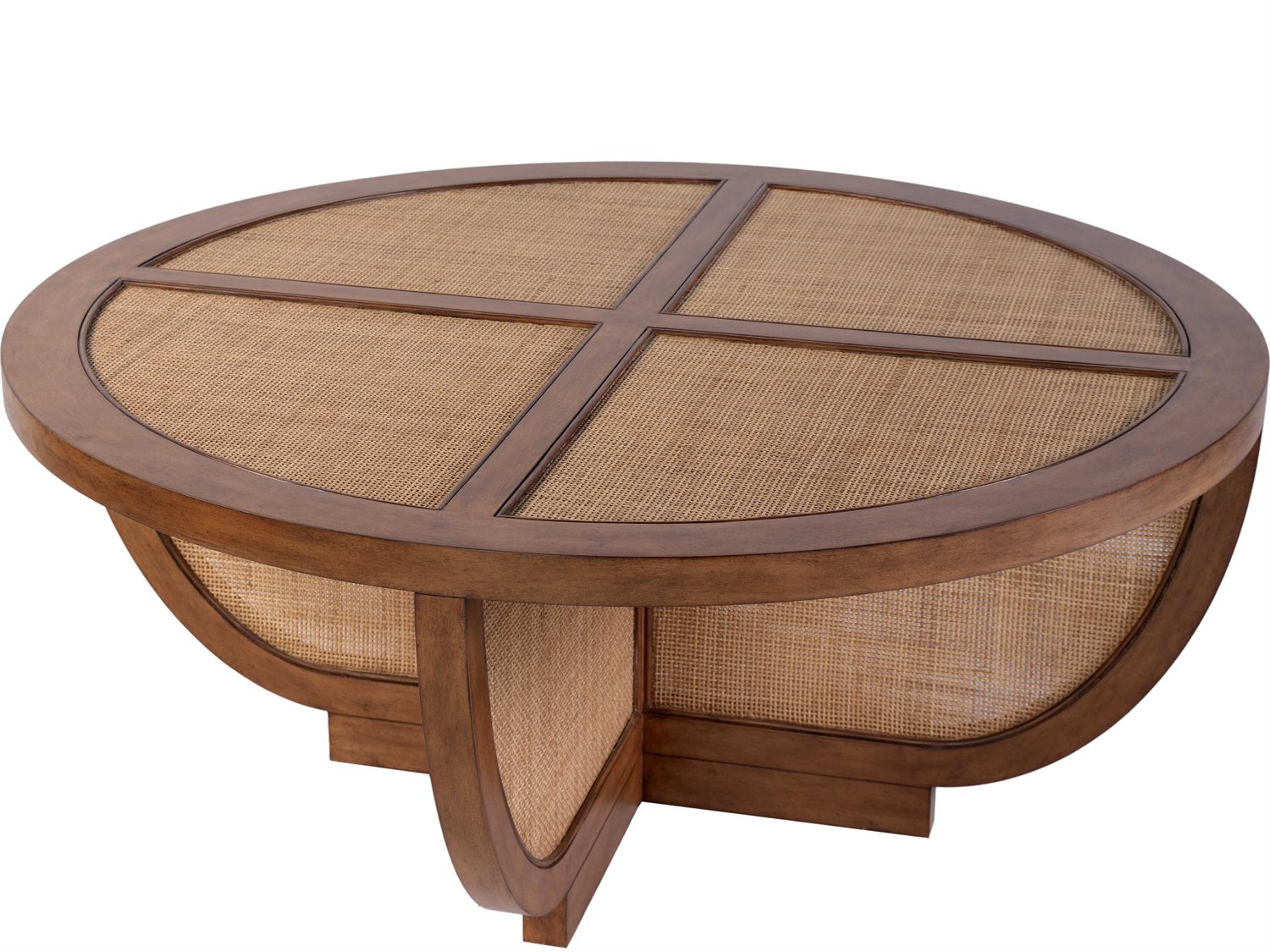 Butler Bali Breeze Round Wood Brown Coffee Table