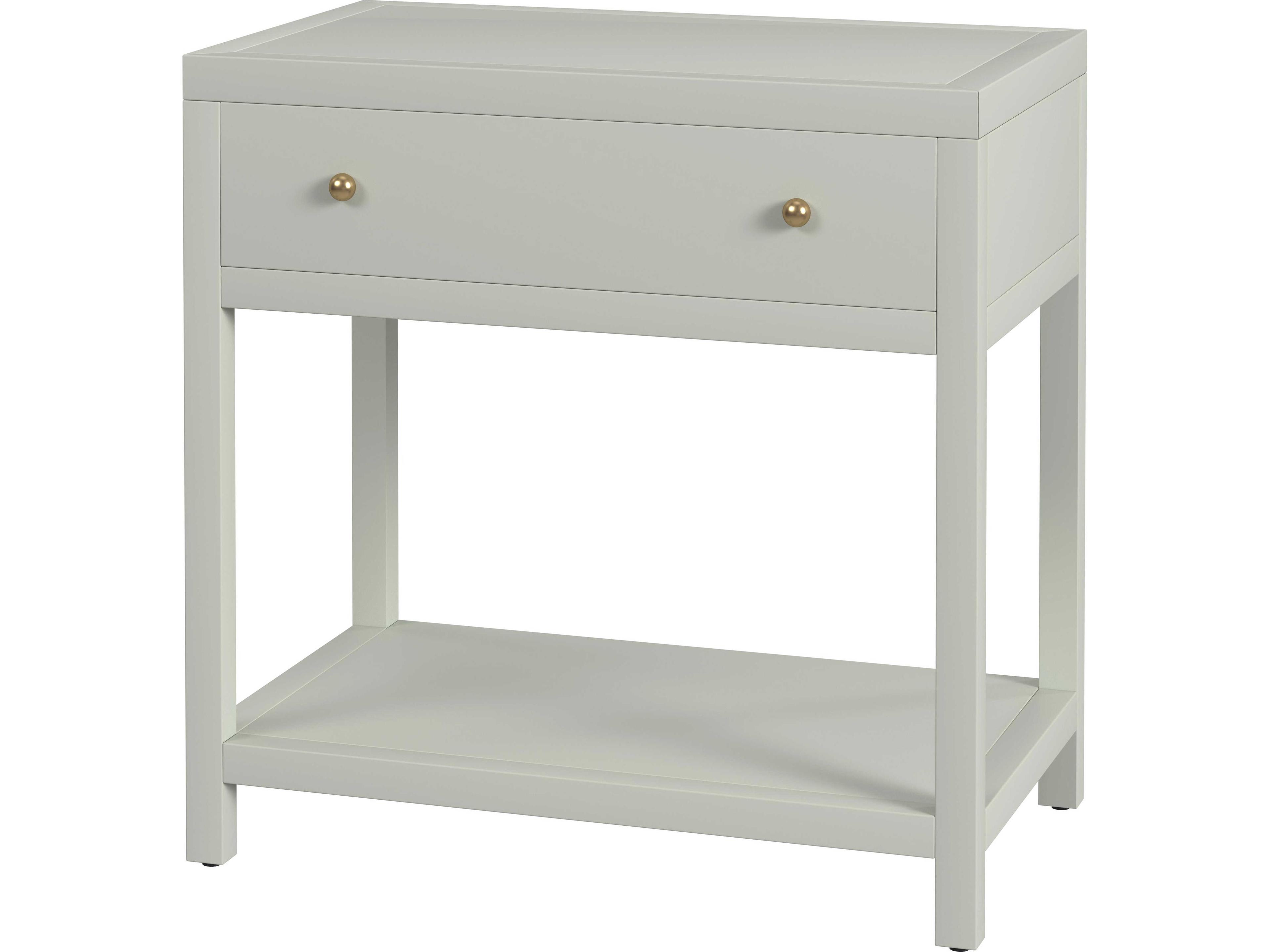 Butler Nora 1-Drawer Acacia Wood Nightstand