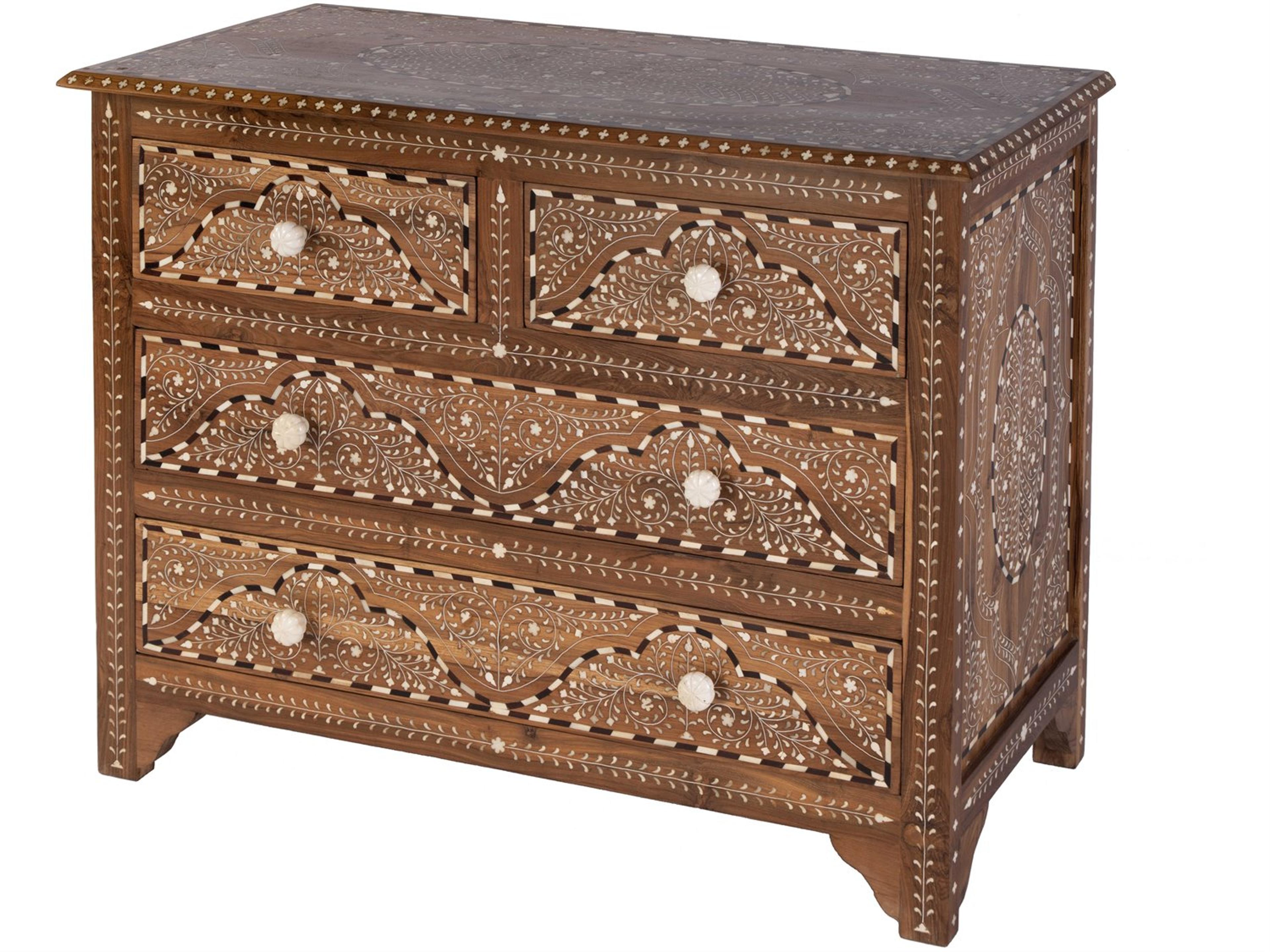 Butler Rashmi Brown Teak Wood Accent Chest