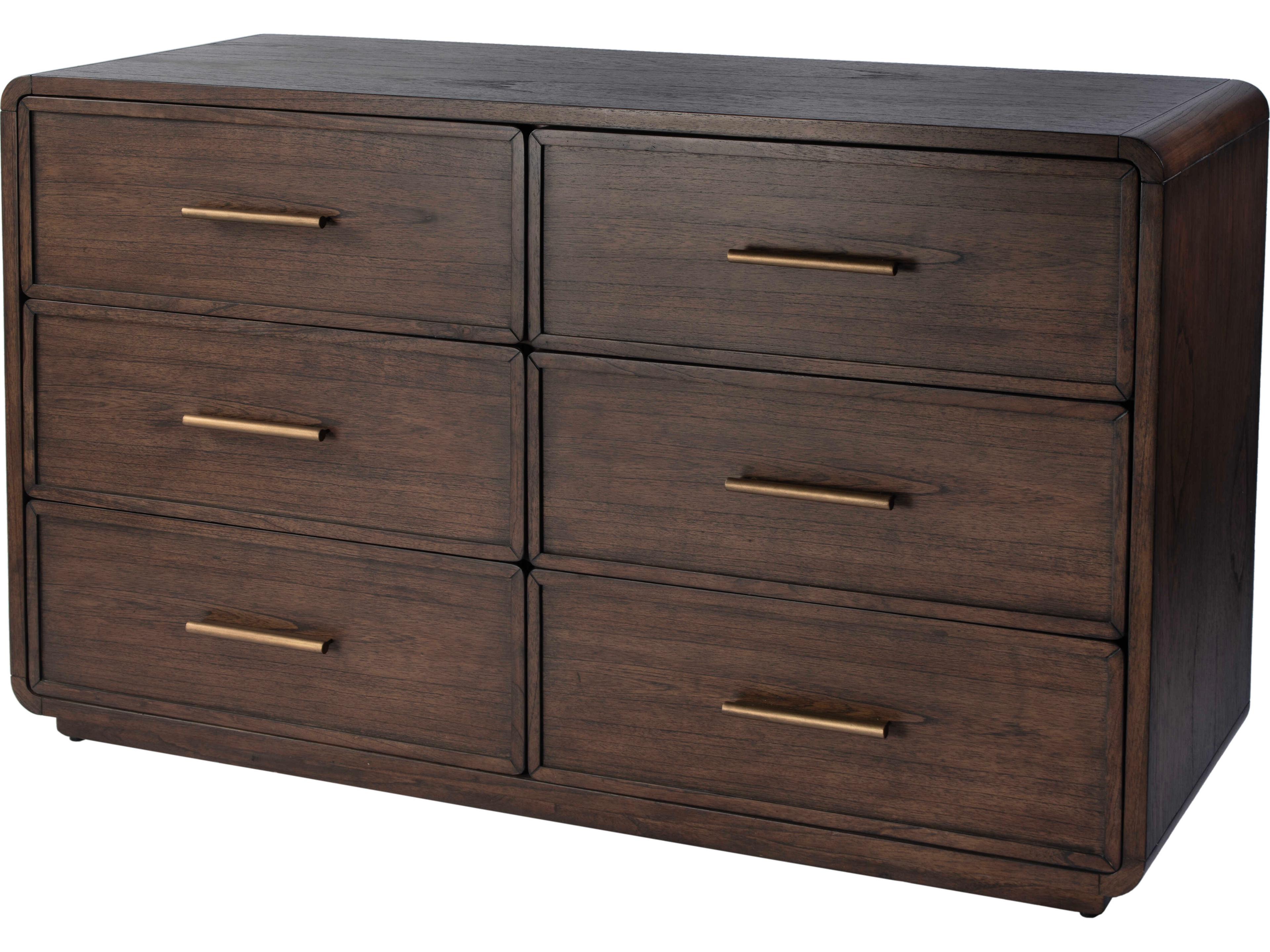 Butler Keenan 6-Drawers Mindi Wood Double Dresser