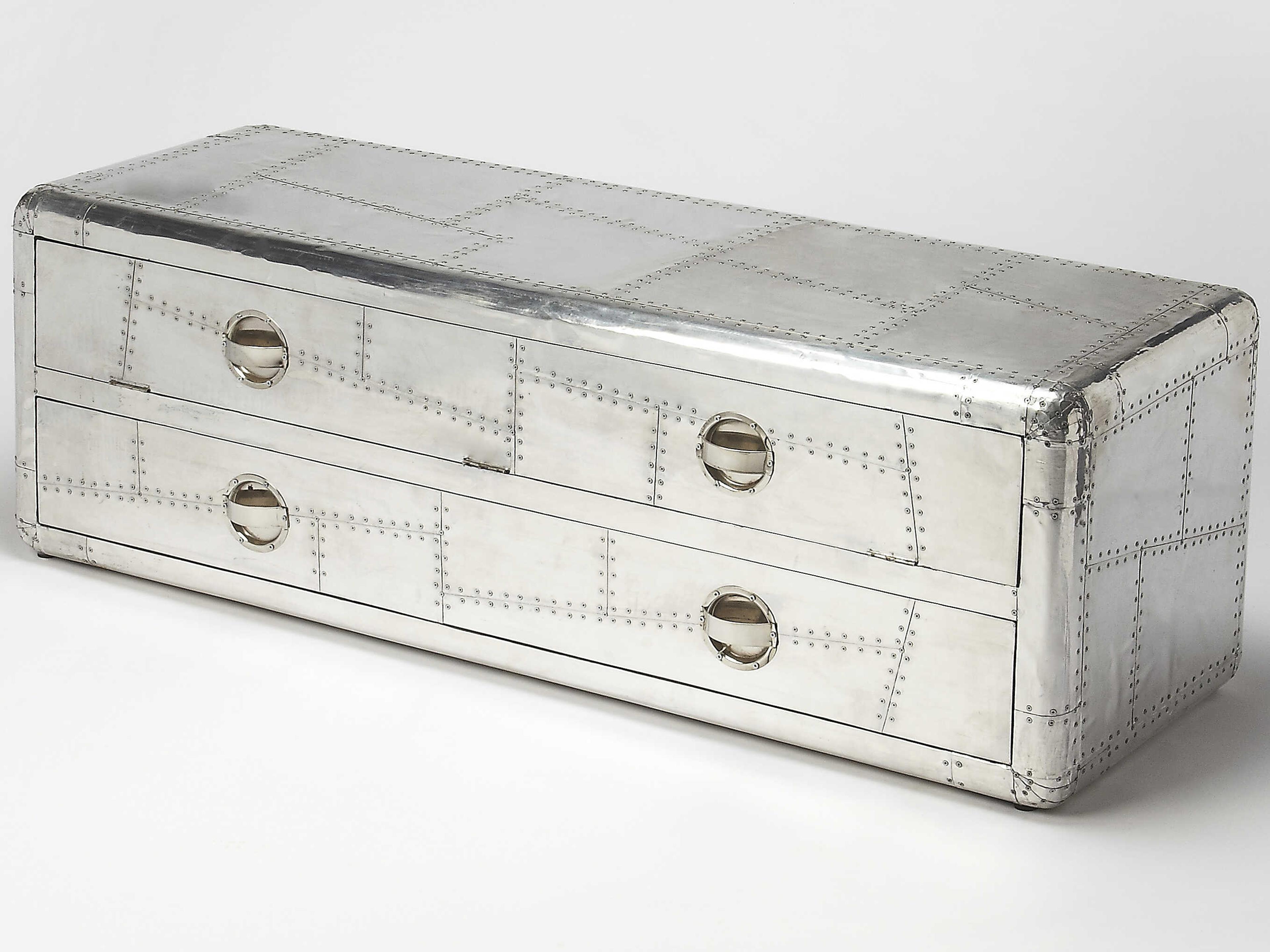 Butler Midway 59" Mango Wood Metalworks TV Stand