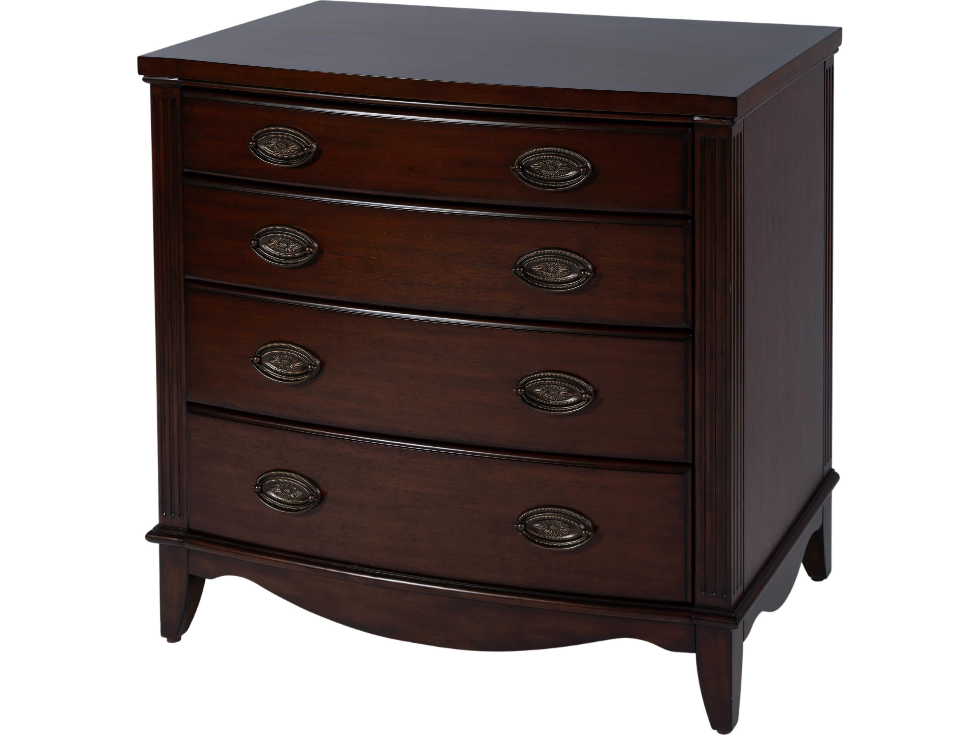 Butler Agatha Mahogany Brown Wood Accent Chest