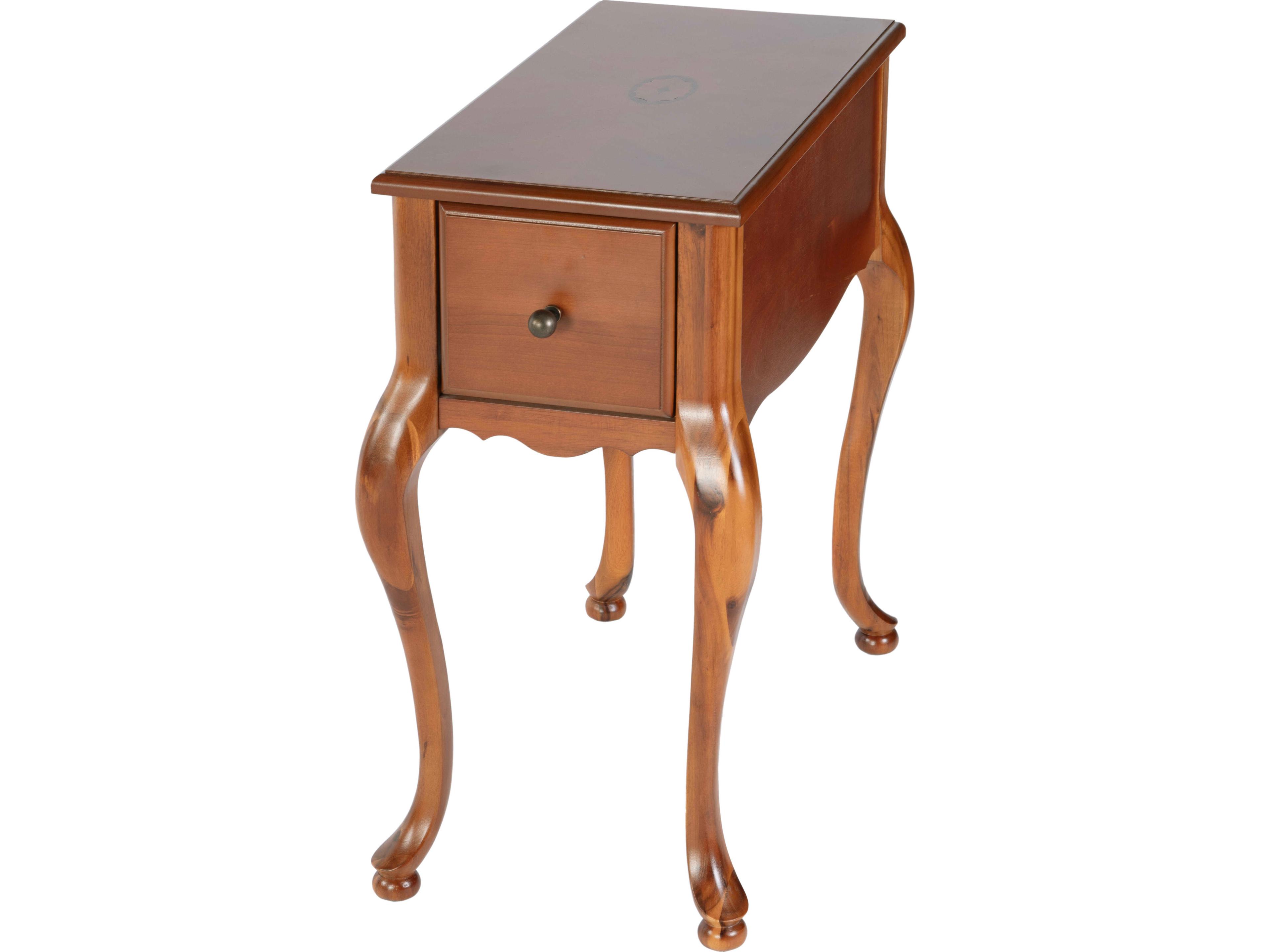 Butler Andre Rectangular Wood Brown End Table