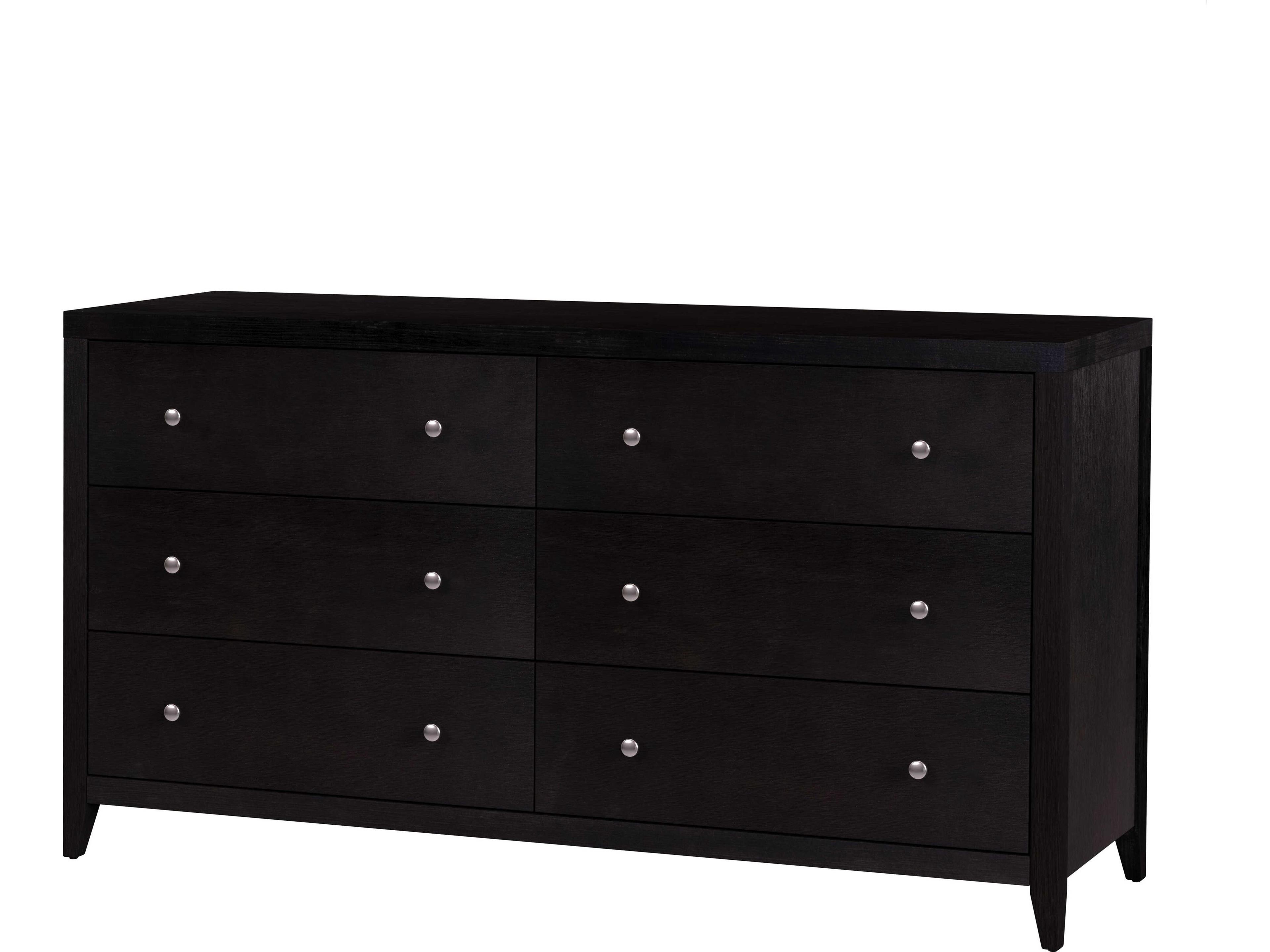 Butler Dana 6-Drawers Acacia Wood Double Dresser