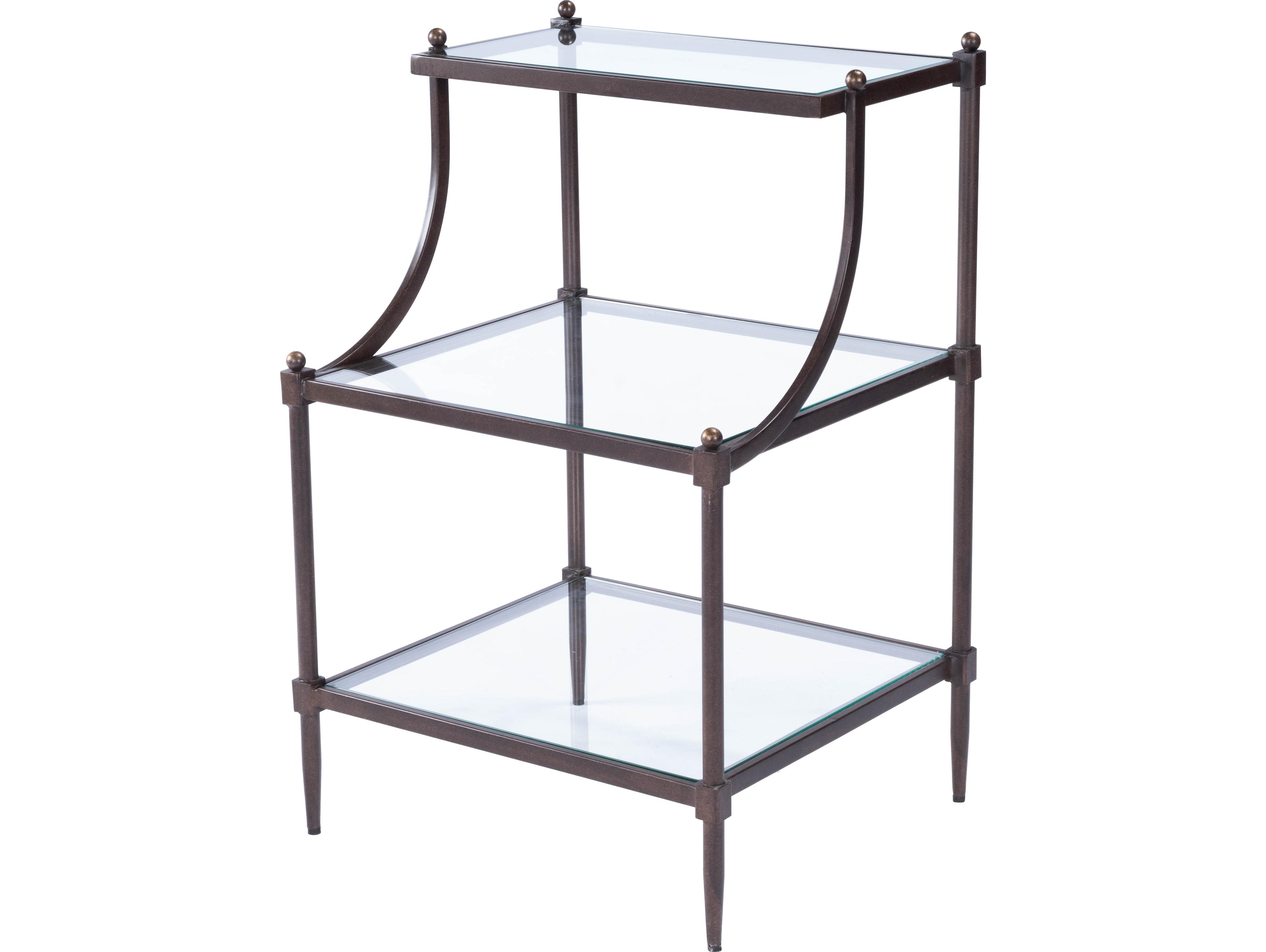 Butler Peninsula Rectangular Glass End Table