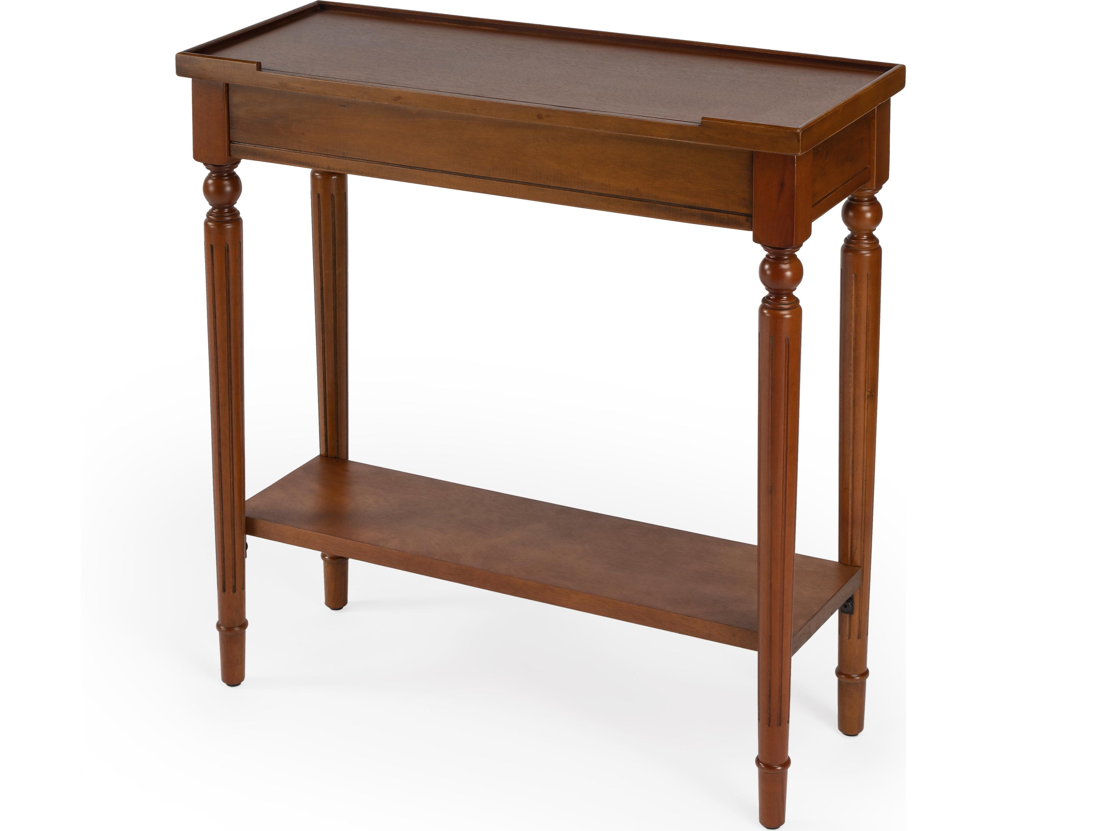 Butler Aubrey Rectangular Wood Olive Ash Console Table
