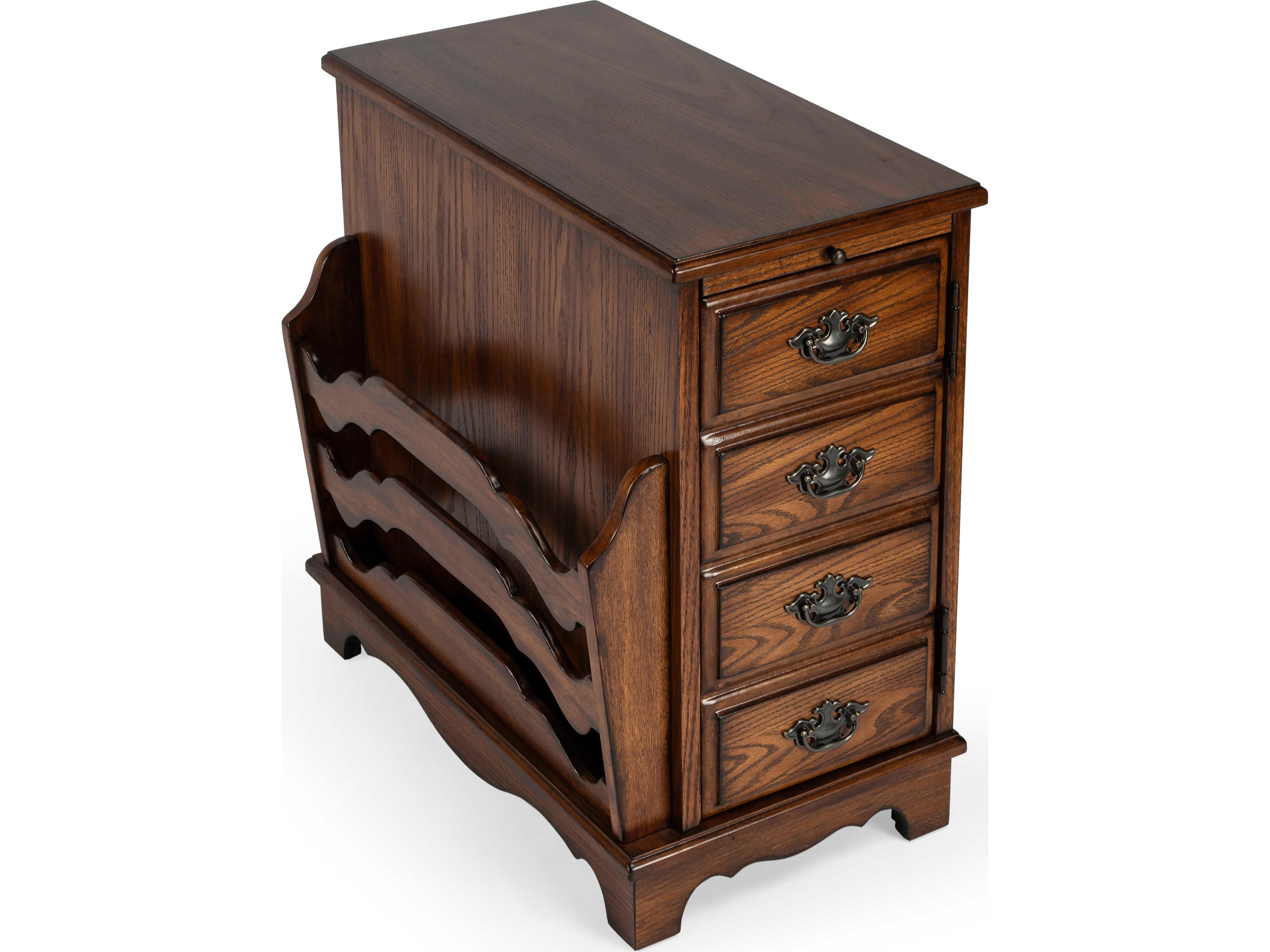 Butler Gregory Rectangular Wood Brown End Table