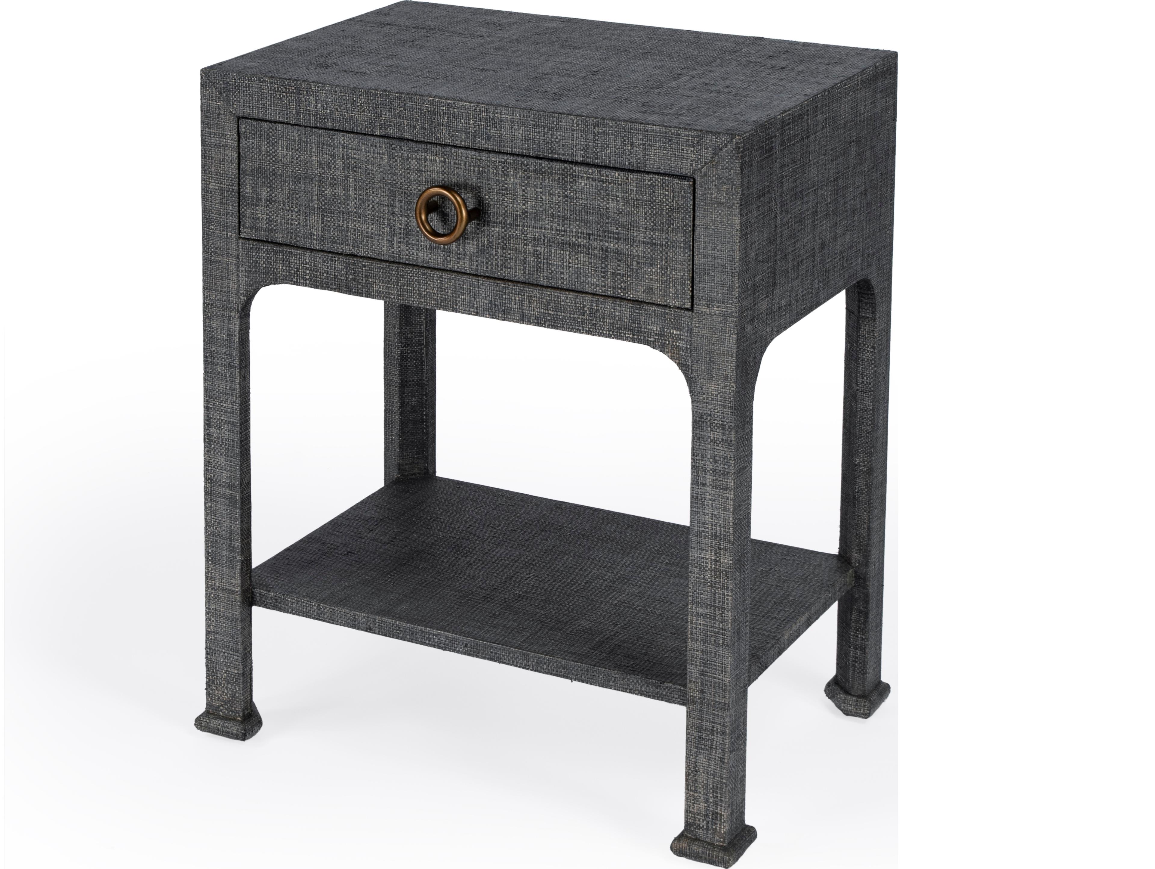 Butler Chatham 1-Drawer Gray Maple Wood Nightstand