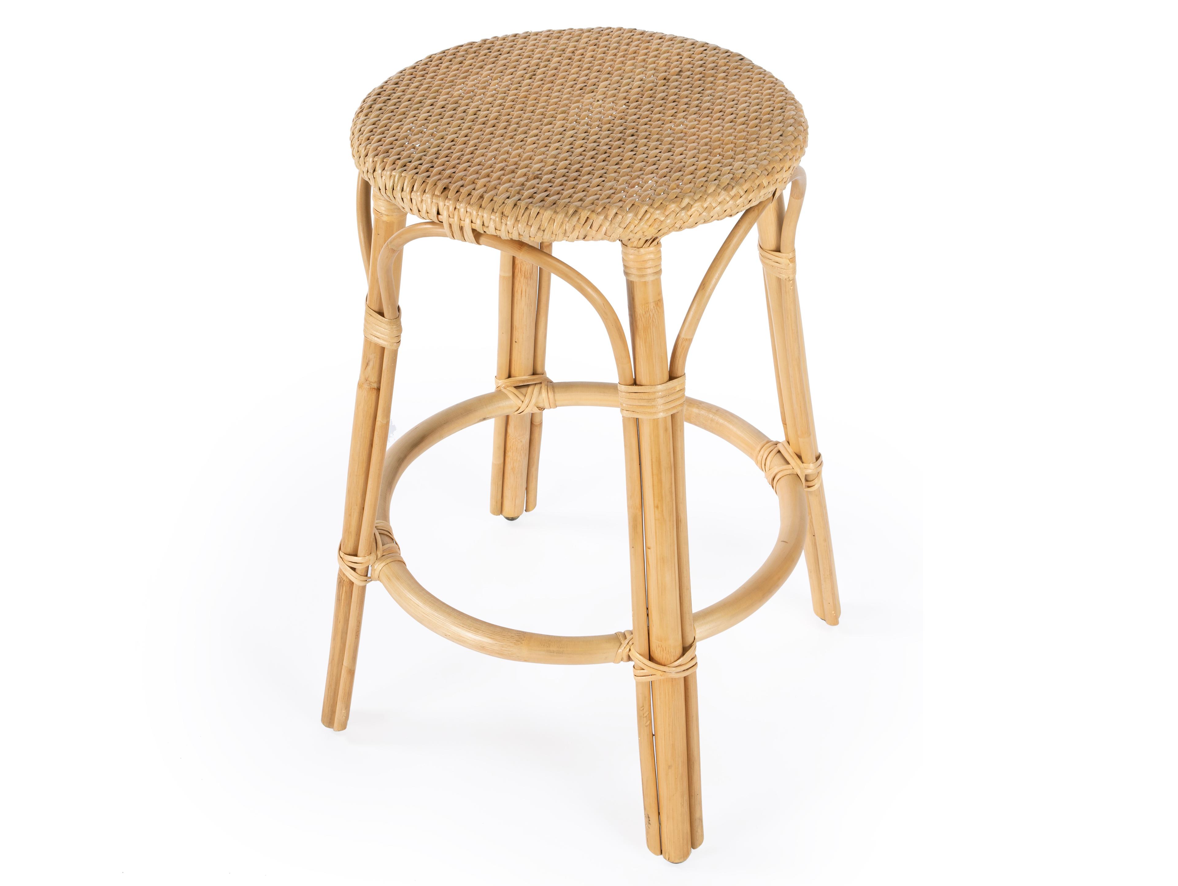 Butler Tobias Natural Rattan Frame Counter Stool