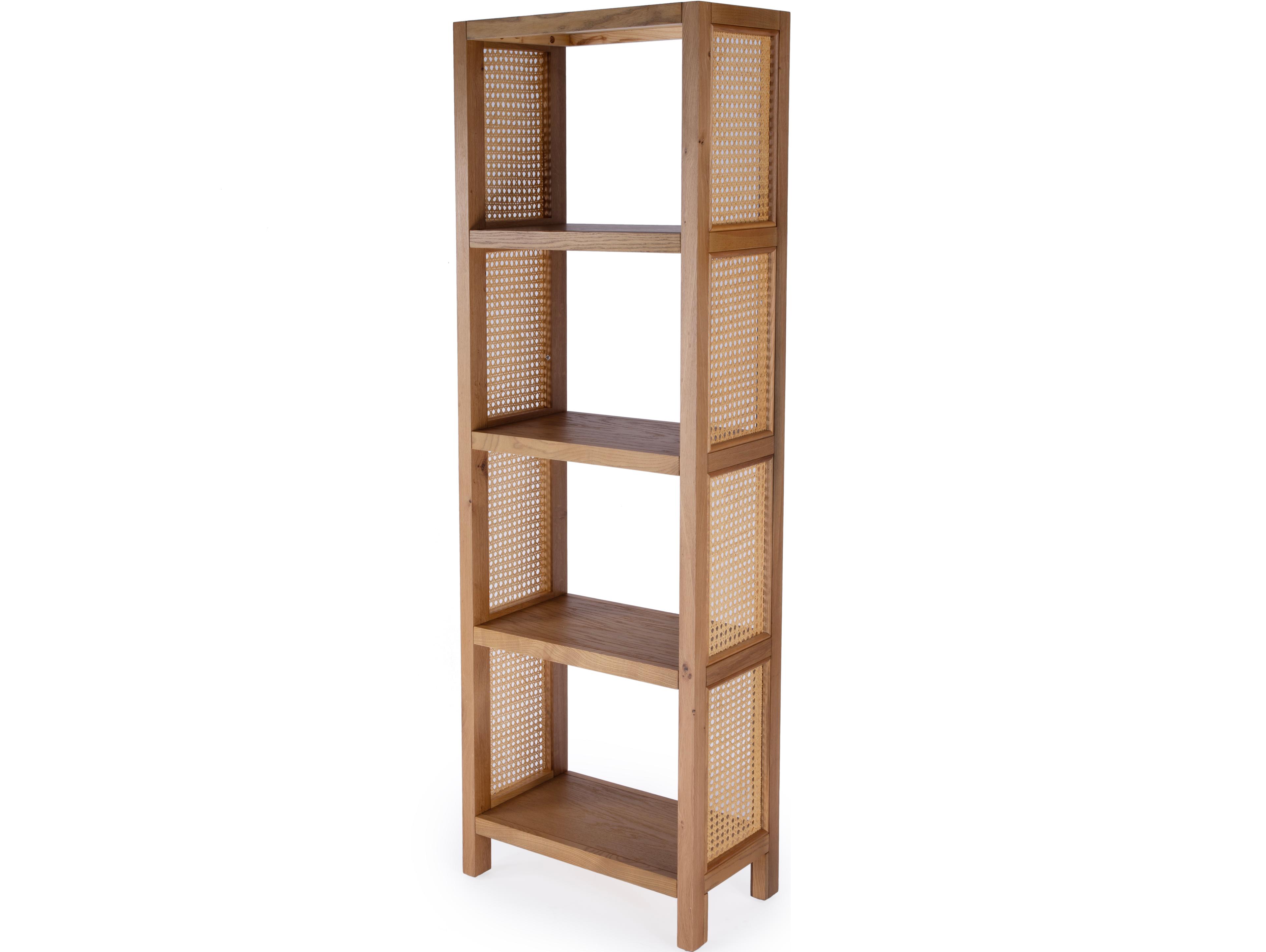 Butler Mesa Natural & Cane Bookcase