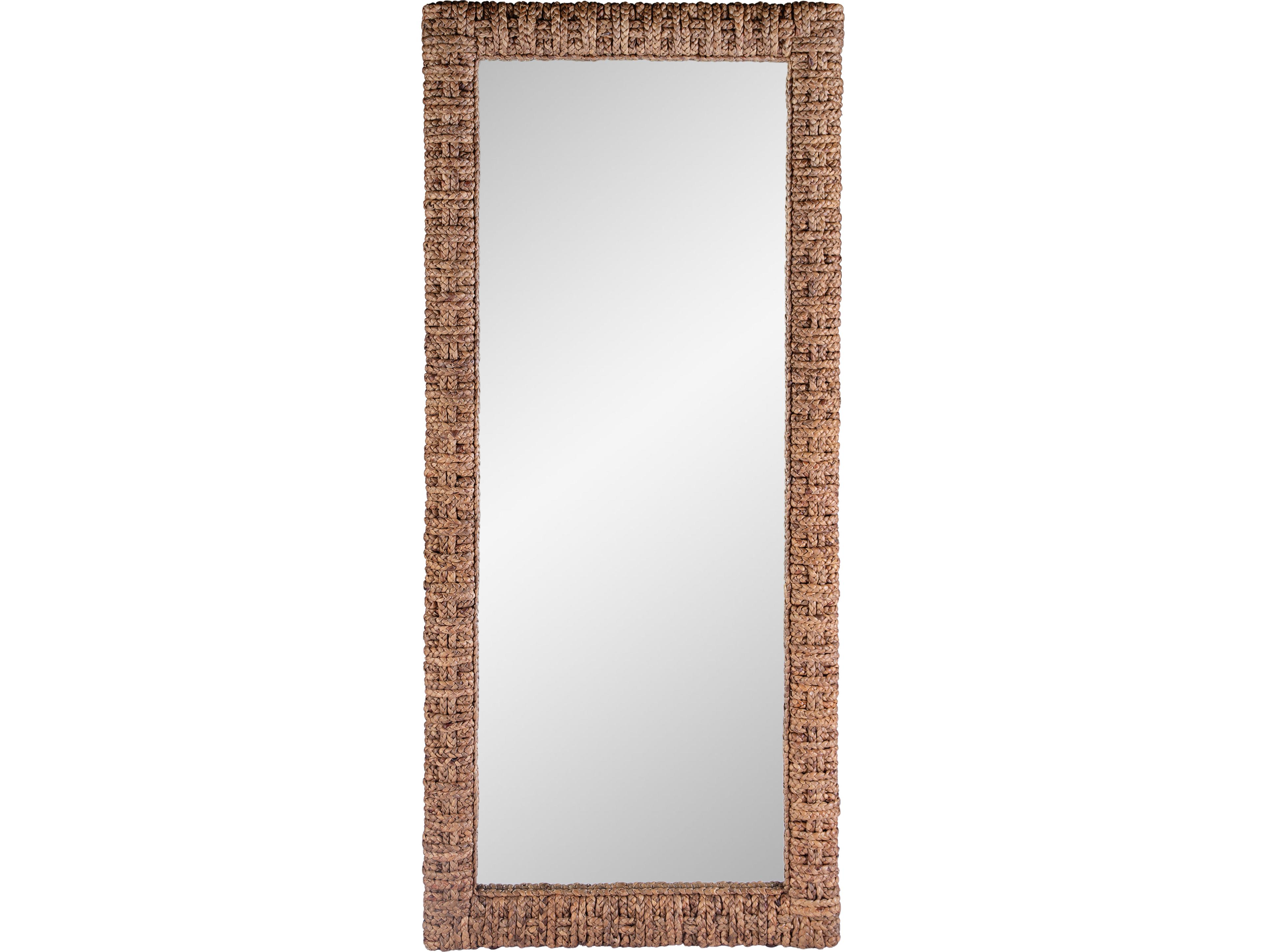 Butler Gloucester Banana Leaf Rectangular Floor Mirror